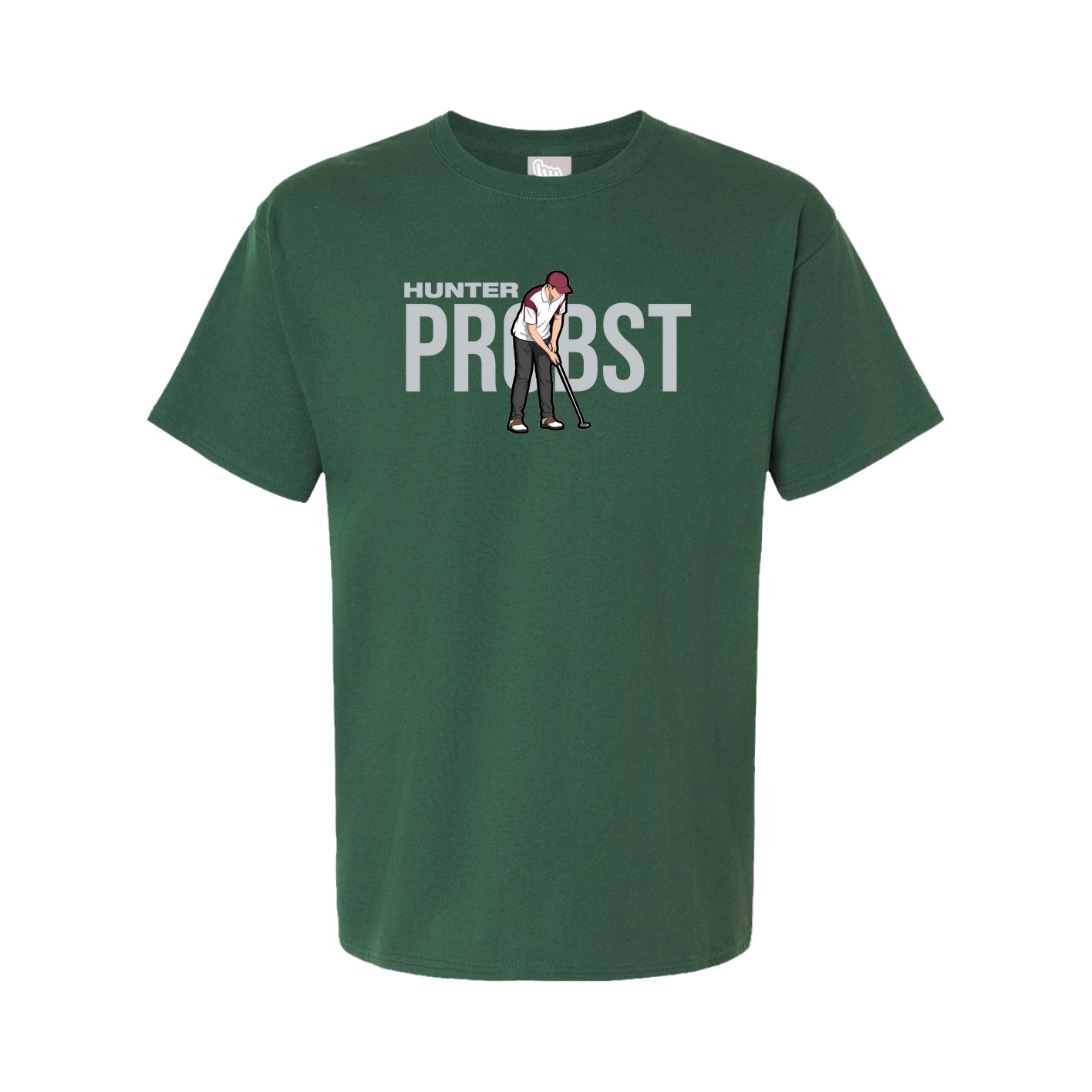 Youth Tee — Player Name in Green