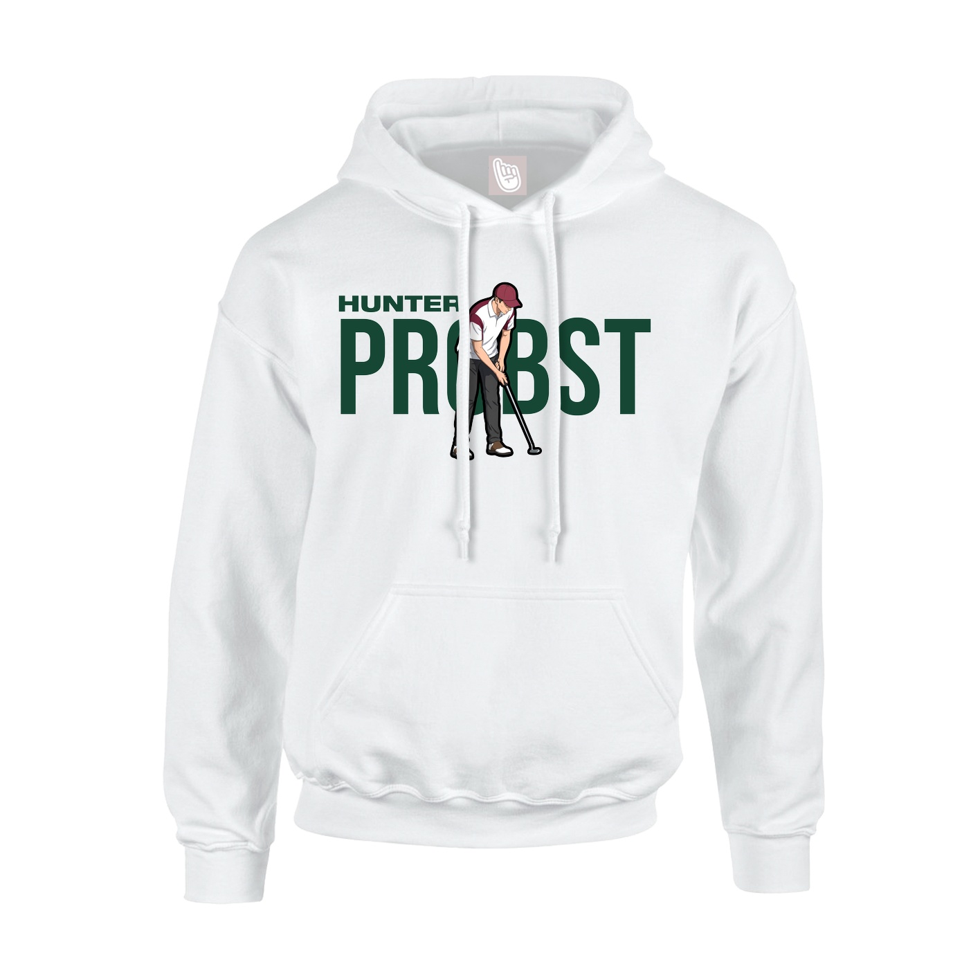 Hoodie — Player Name in White