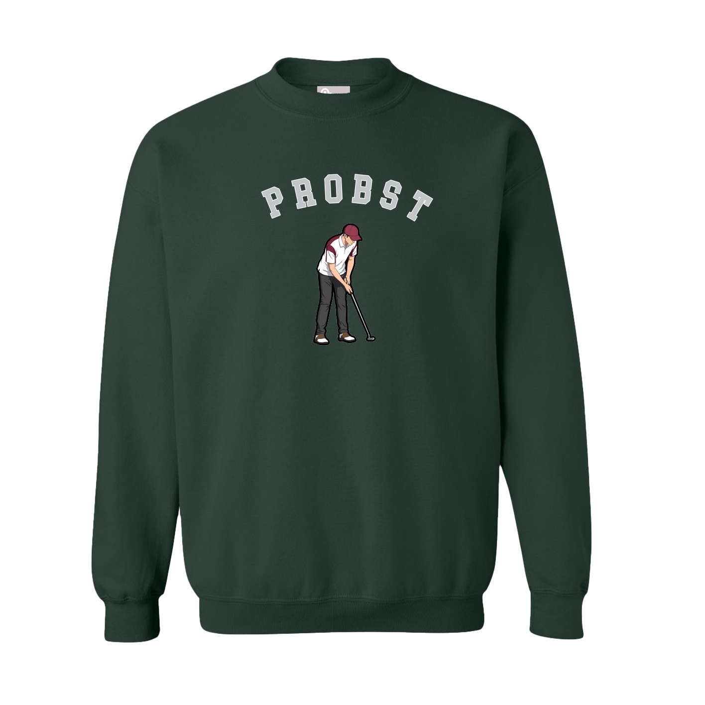 Fleece Crew — Shirsey Arch in Green