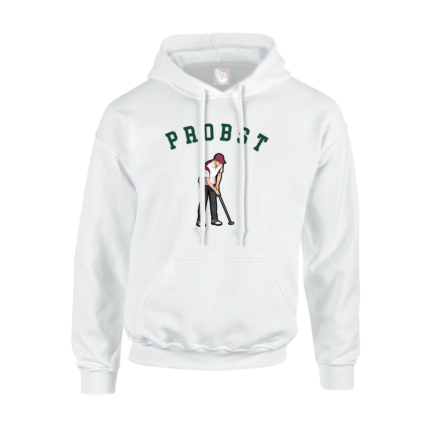Youth Hoodie — Shirsey Arch in White