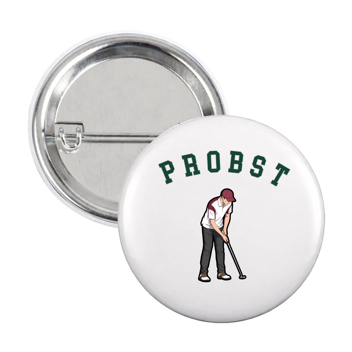 Game Day Button — Shirsey Arch in White