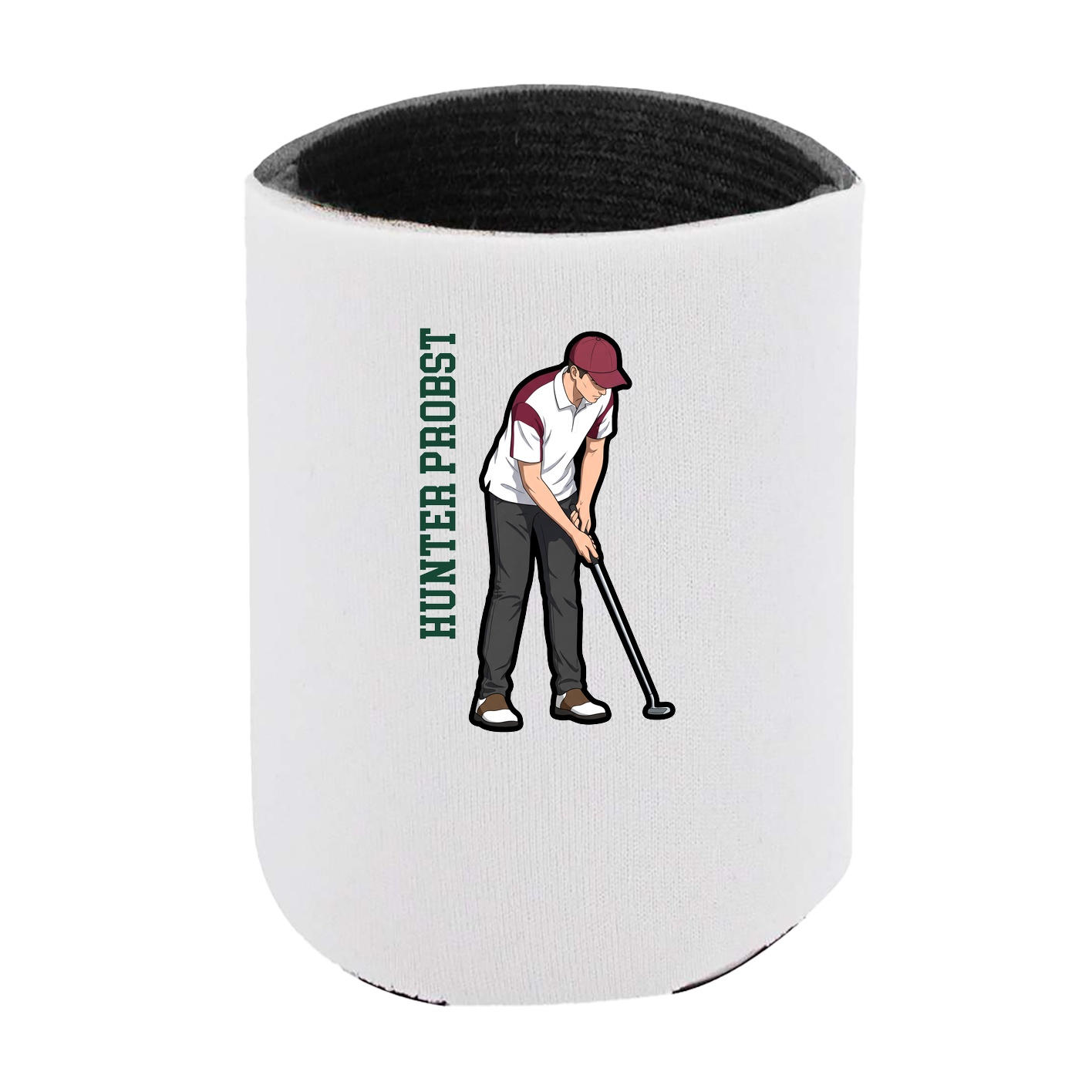 Can Holder — Name Vertical in White