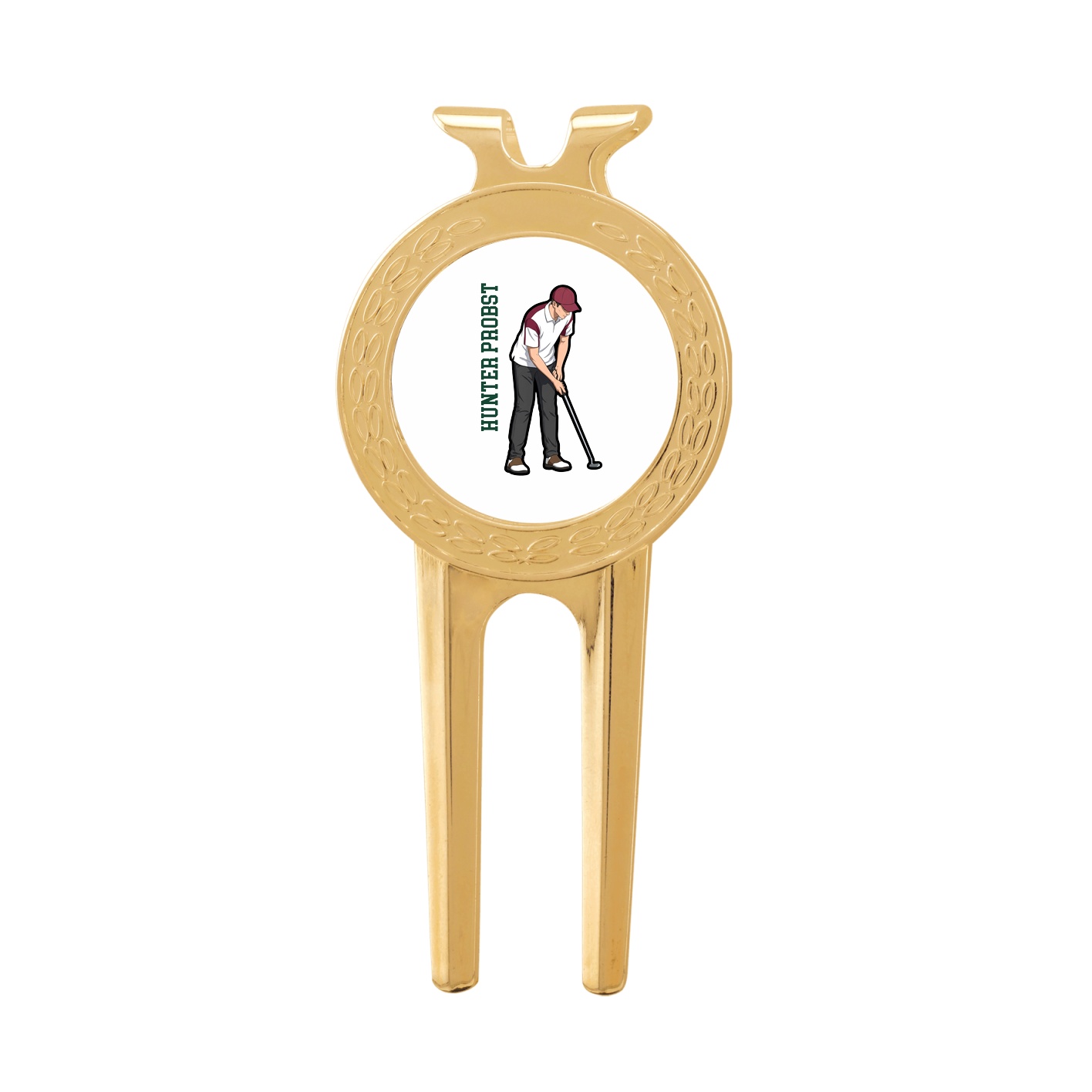 Divot Tool with Ball Marker — Name Vertical in Classic