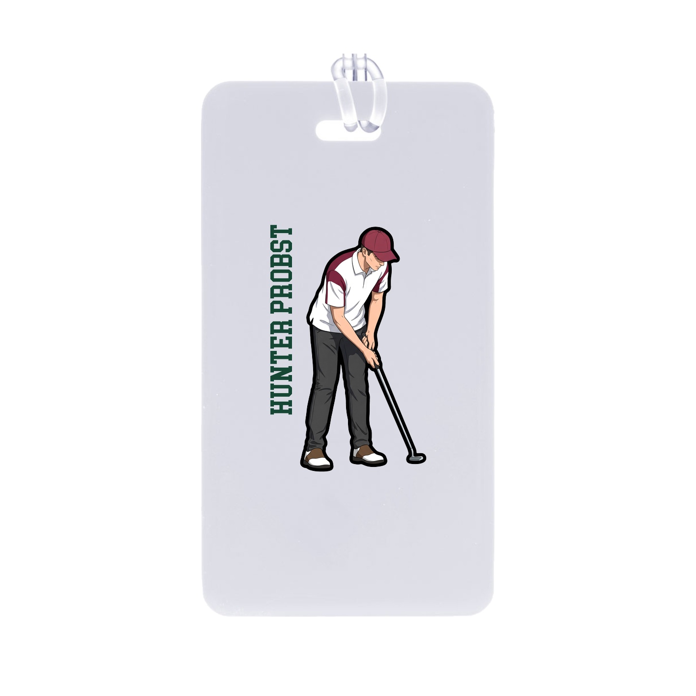 Bag Tag — Name Vertical in Classic
