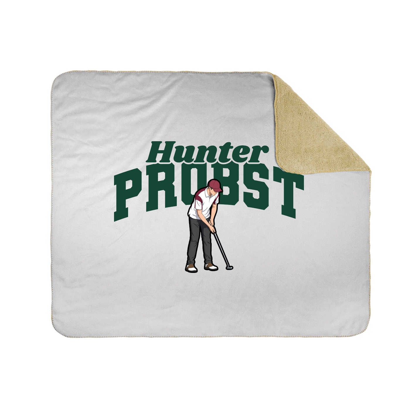 Throw Blanket — Signature Arch in White