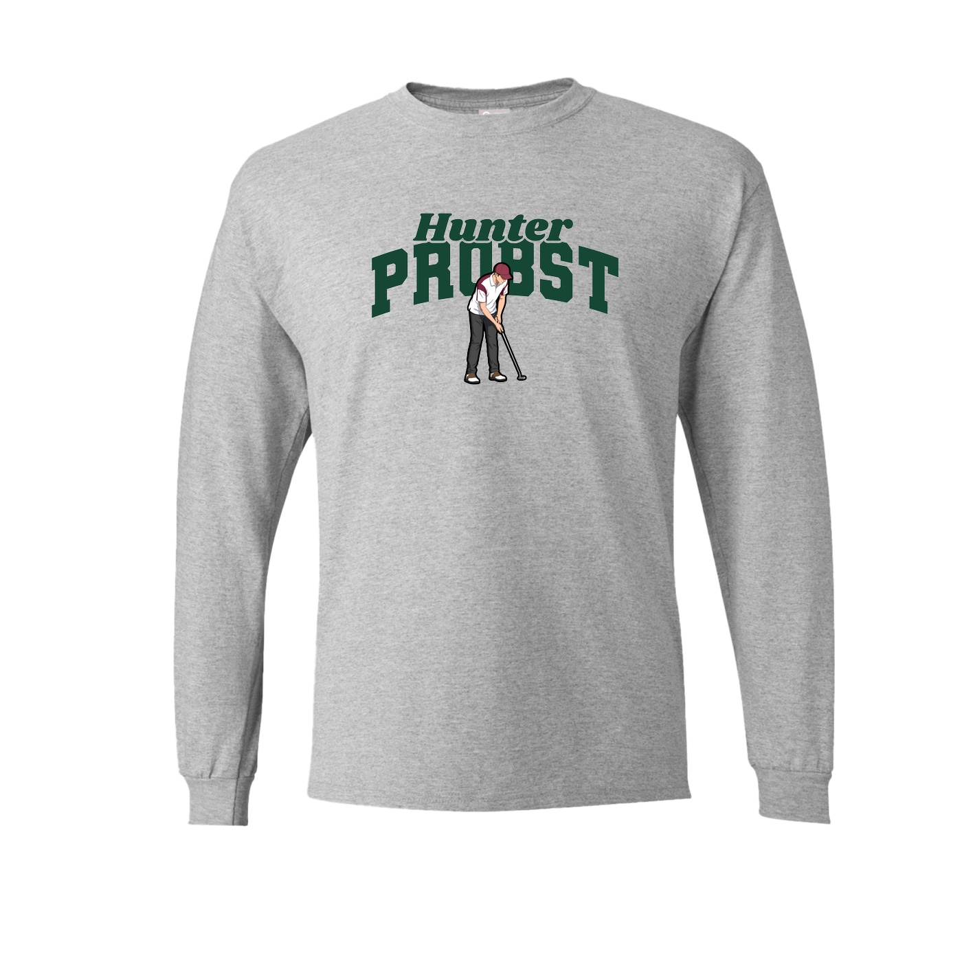Long Sleeve Tee — Signature Arch in Grey