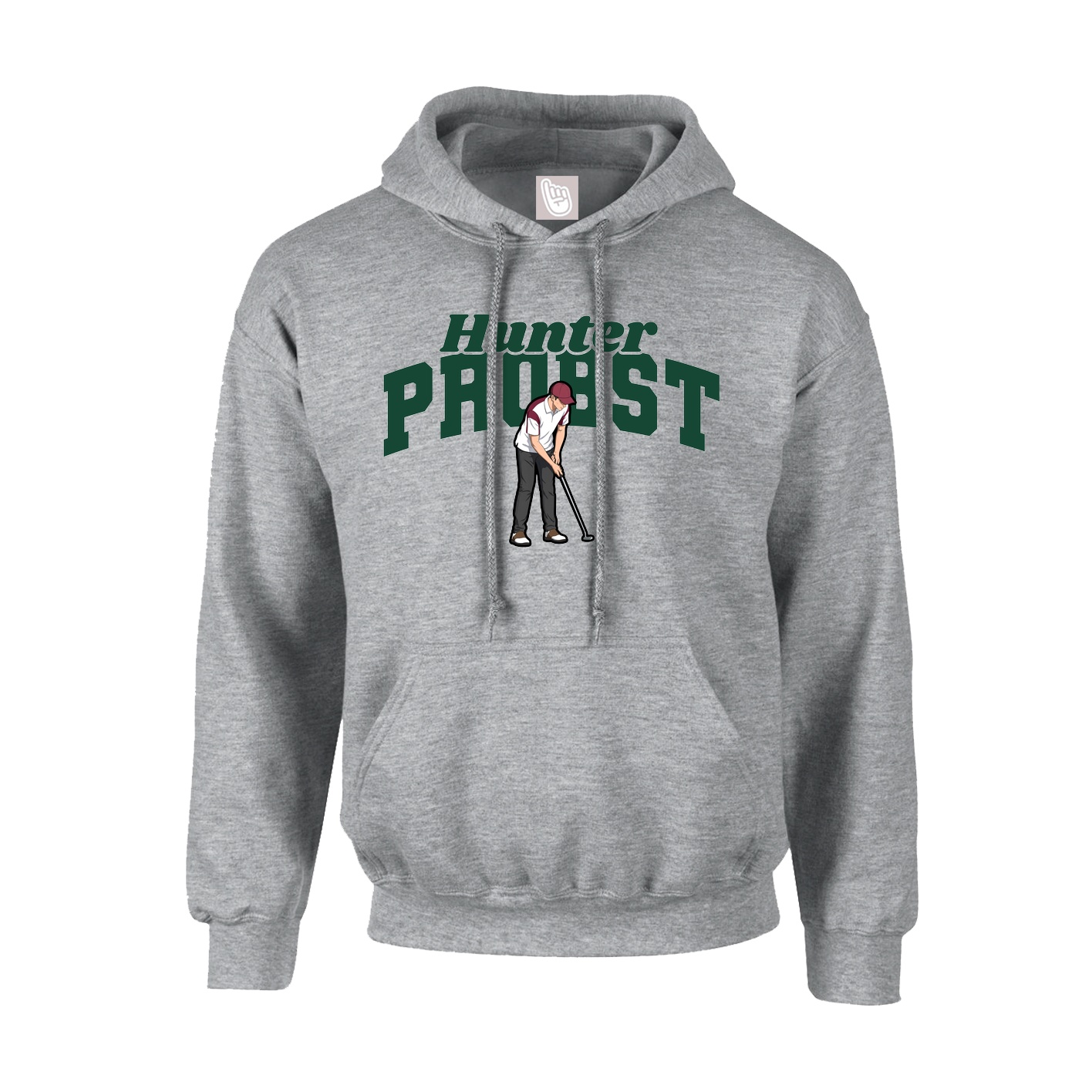 Hoodie — Signature Arch in Grey