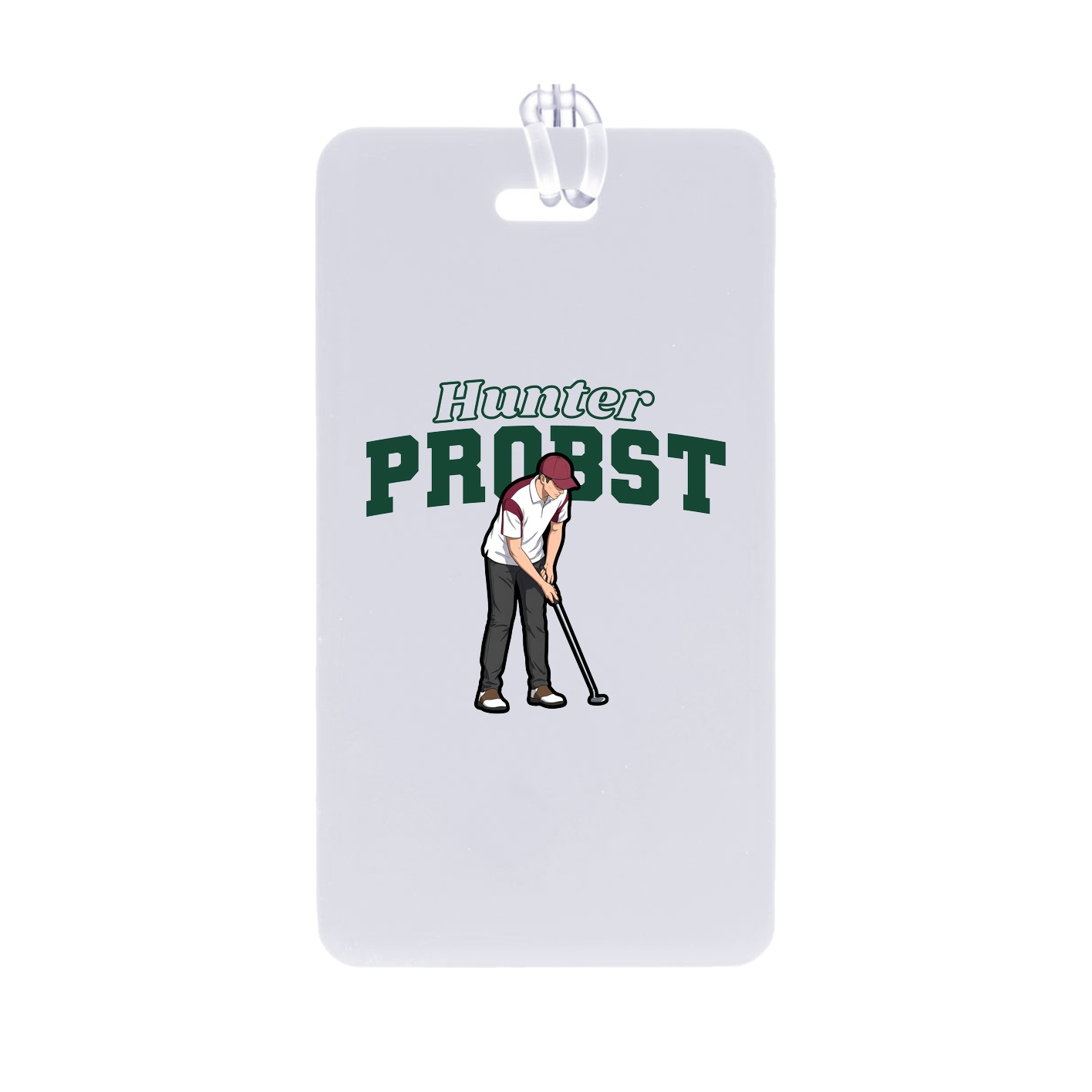 Bag Tag — Name Arch in Classic