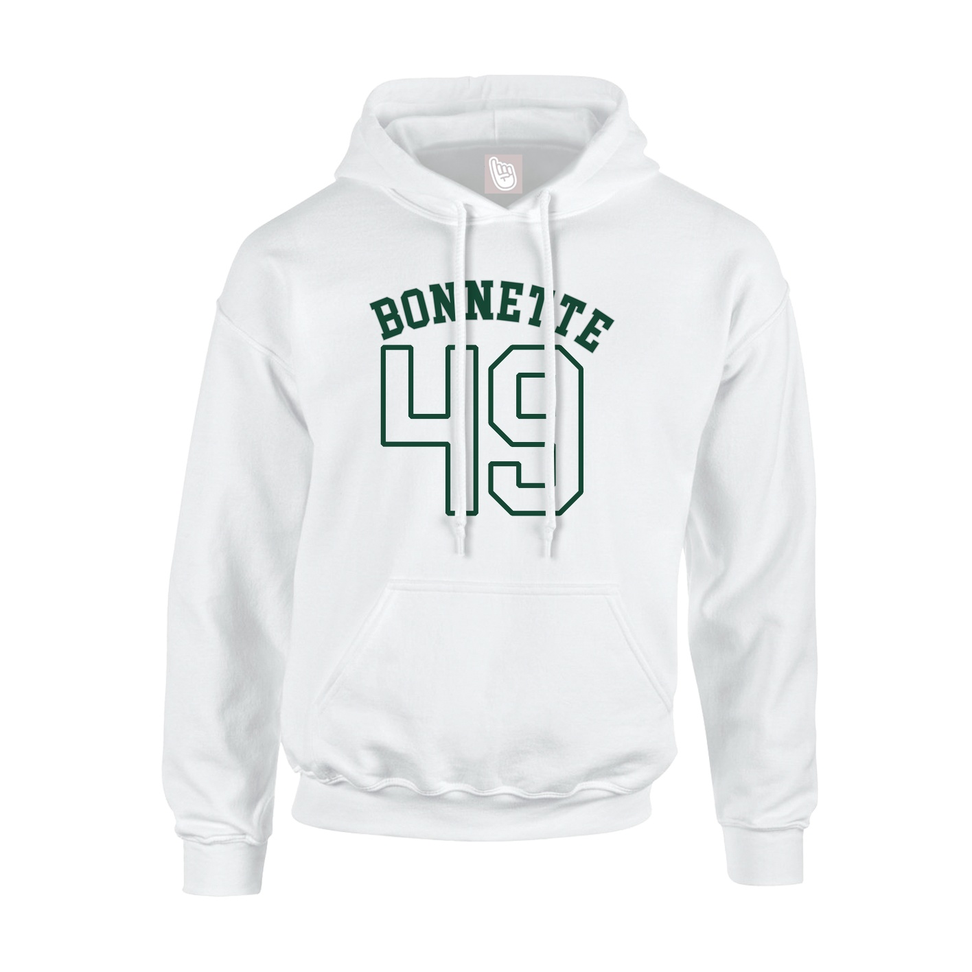 Youth Hoodie — Shirsey Arch in White