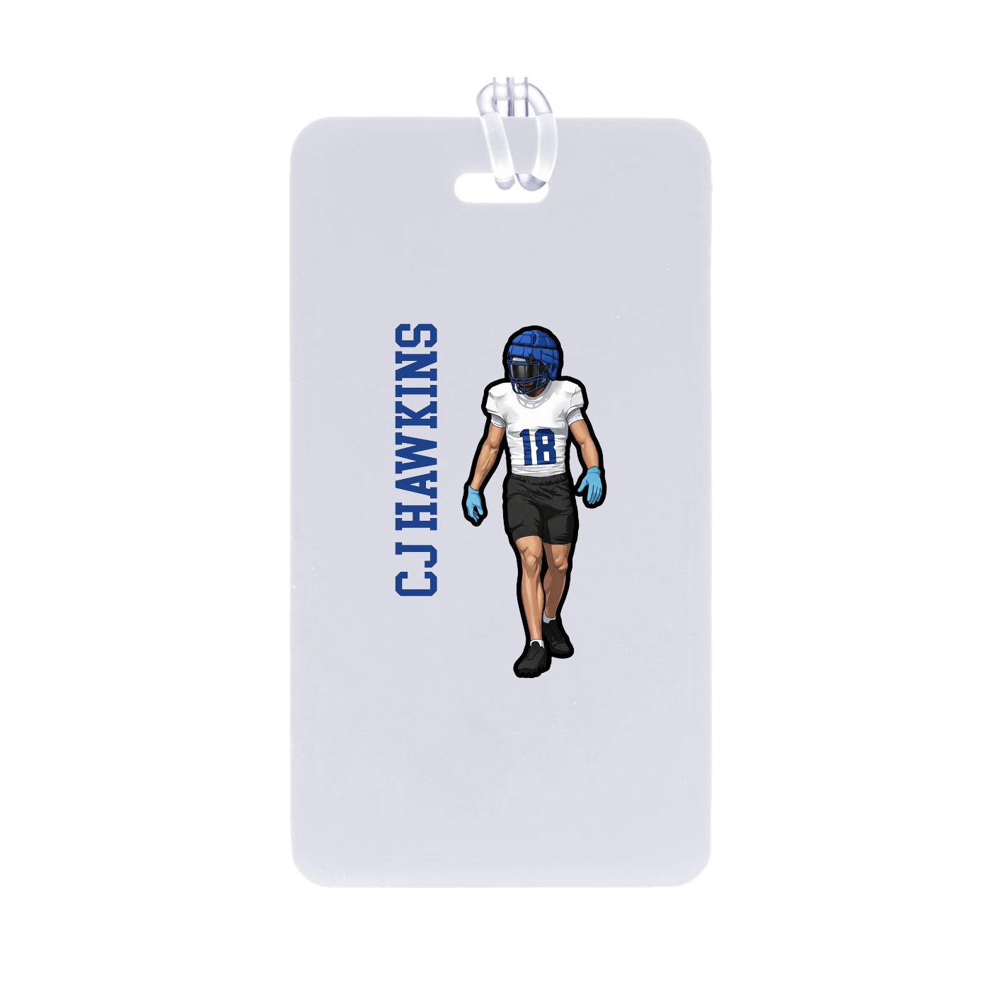 Bag Tag — Name Vertical in Classic