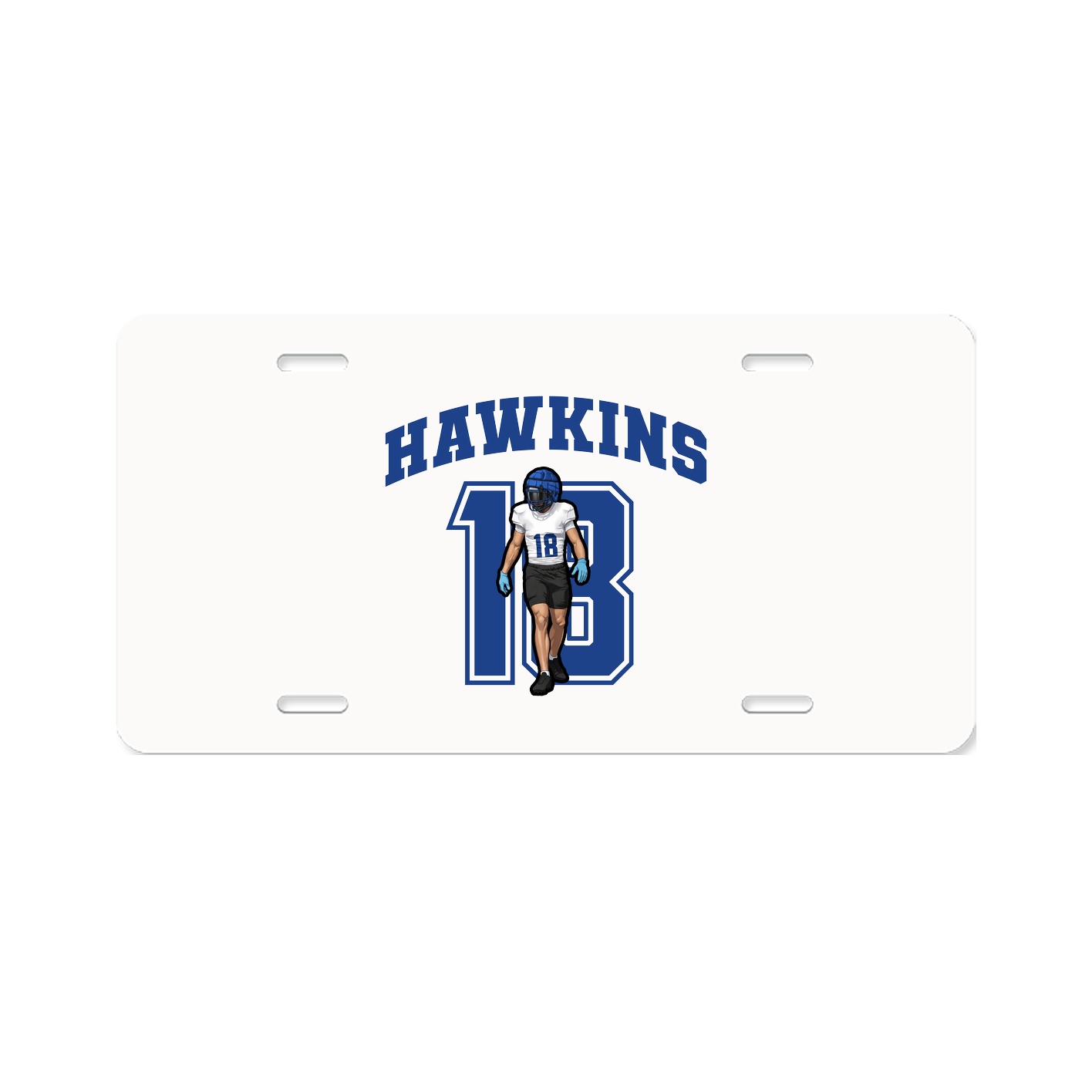 License Plate — Number in Classic