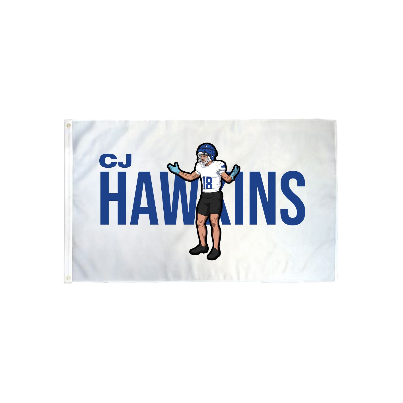 3x5 Flag — Player Name in Classic