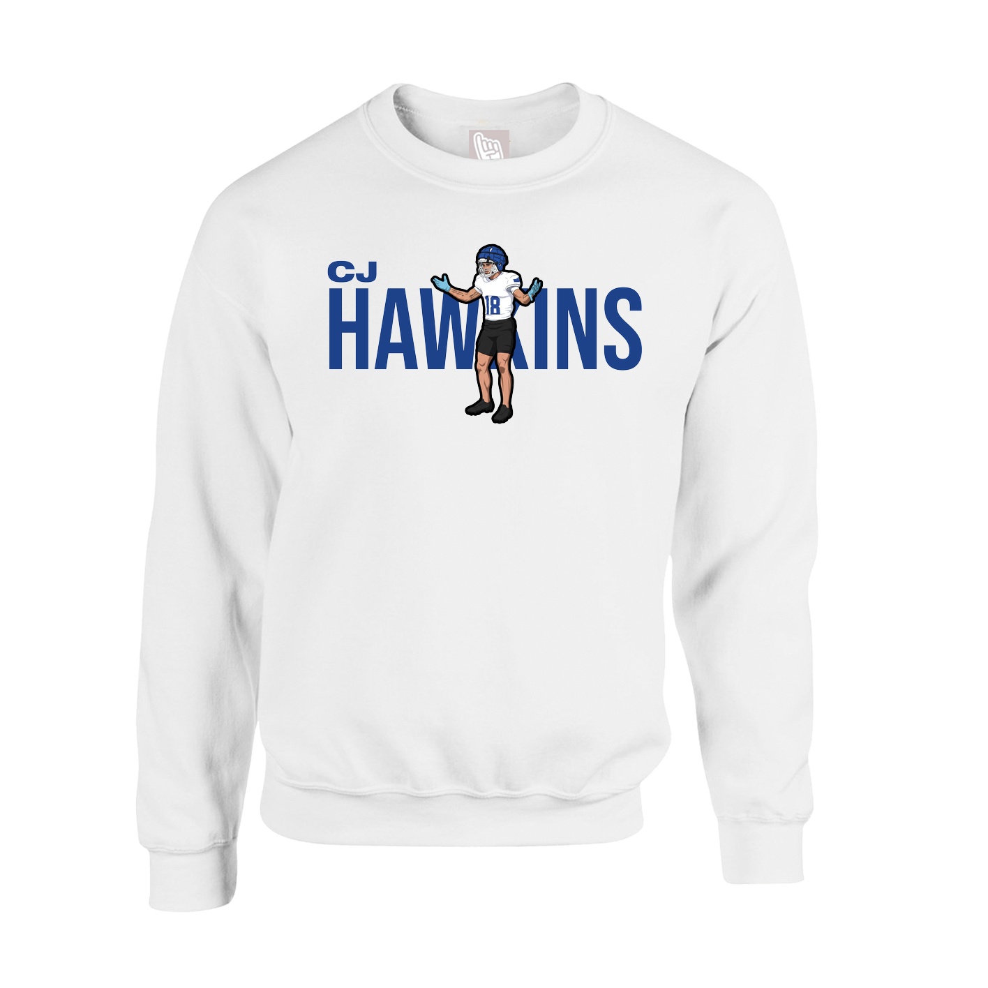 Fleece Crew — Player Name in White