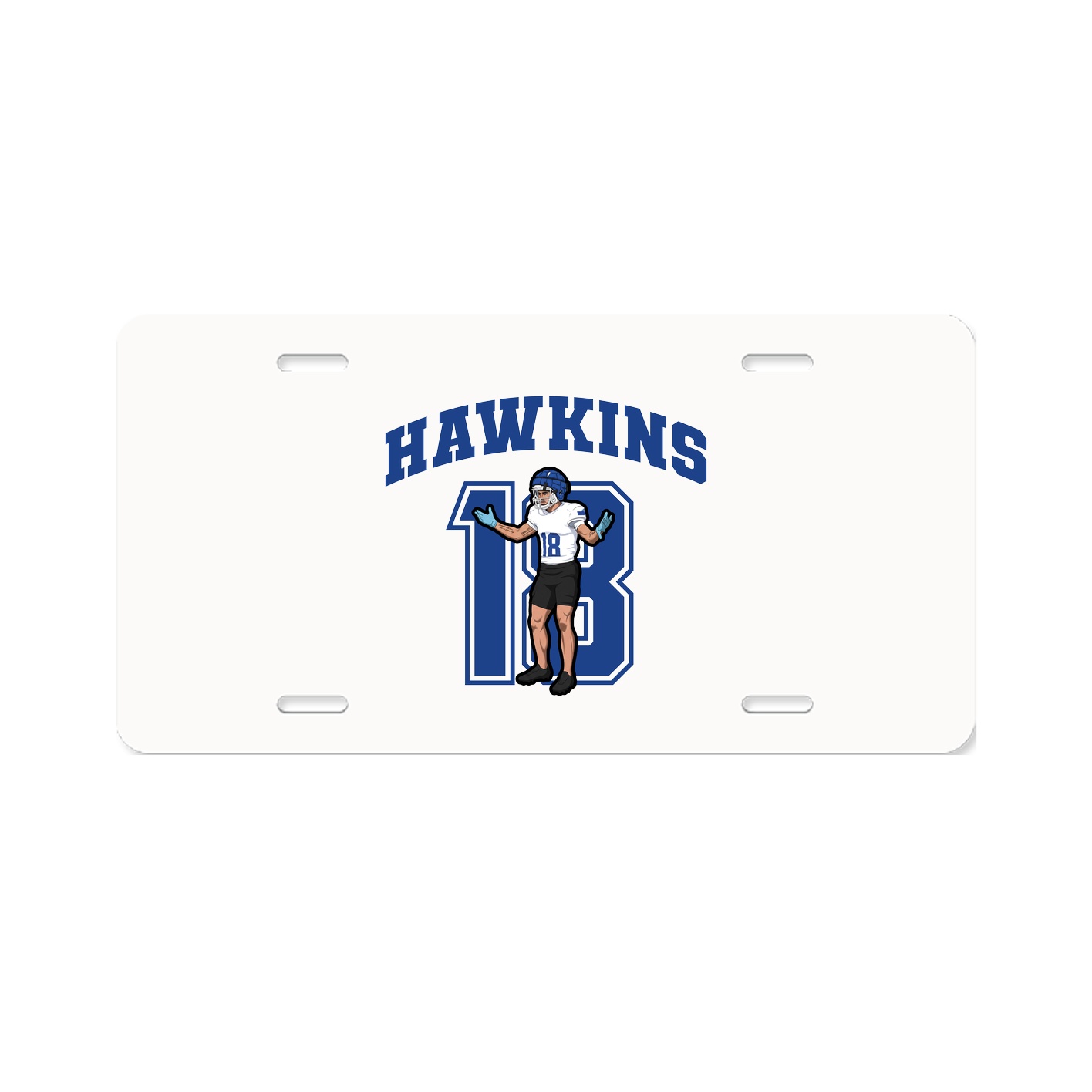 License Plate — Number in Classic