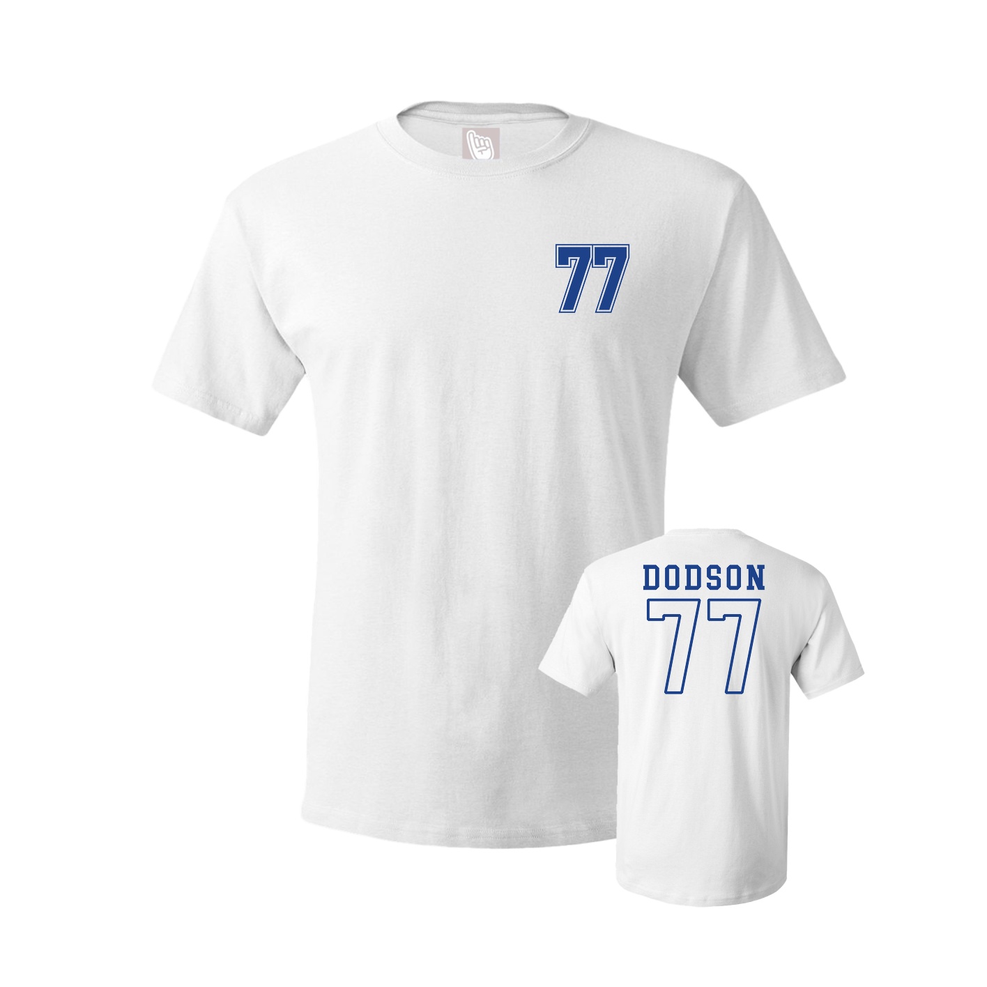 Tee — Chest Back in White