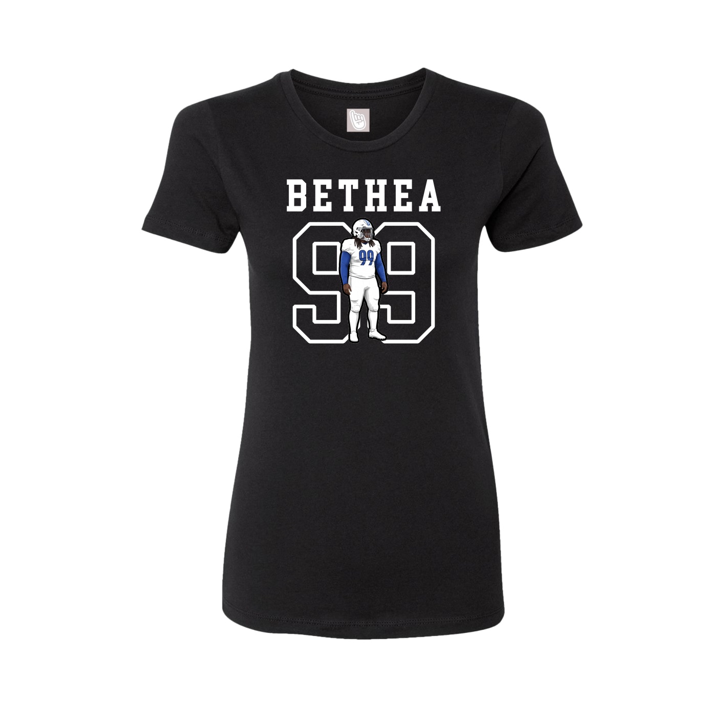 Fitted Women's Tee — Shirsey in Black