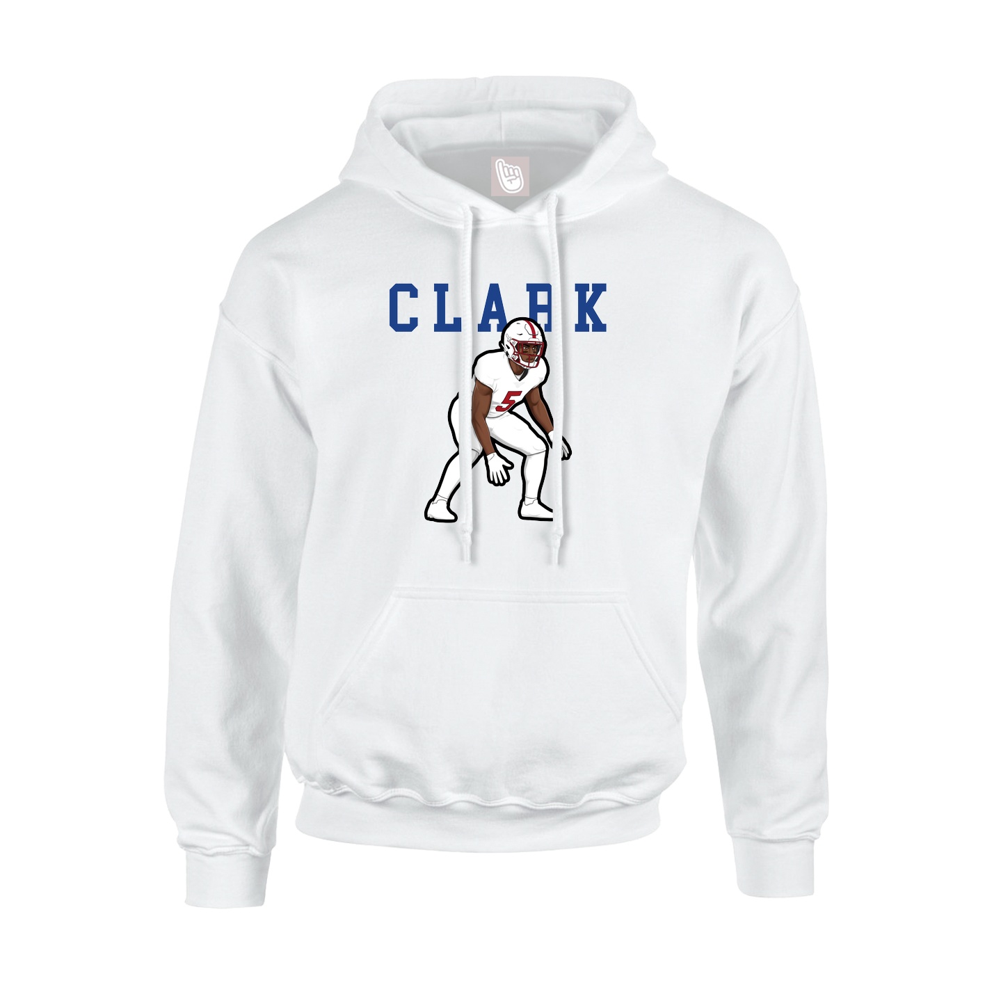 Hoodie — Shirsey in White