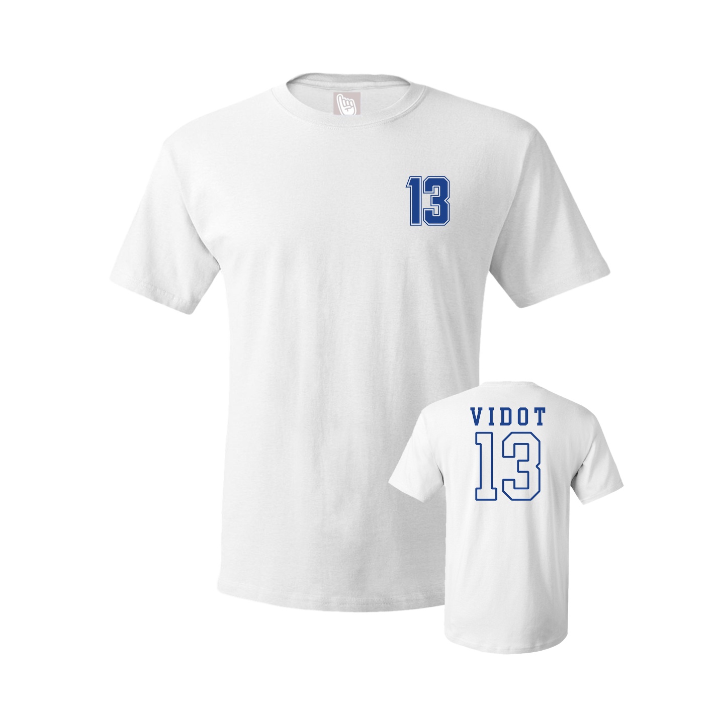 Youth Tee — Chest Back in White