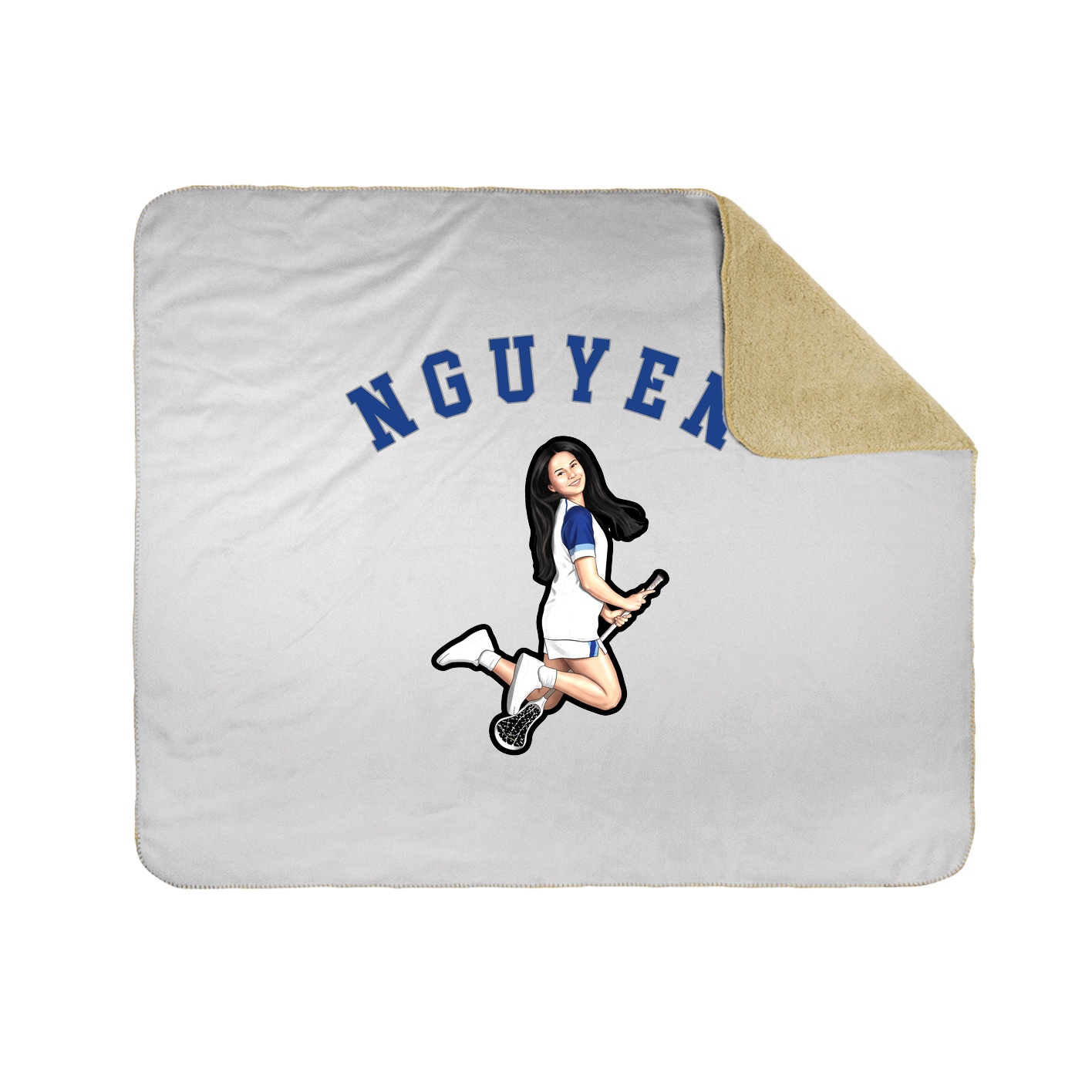 Throw Blanket — Shirsey Arch in White