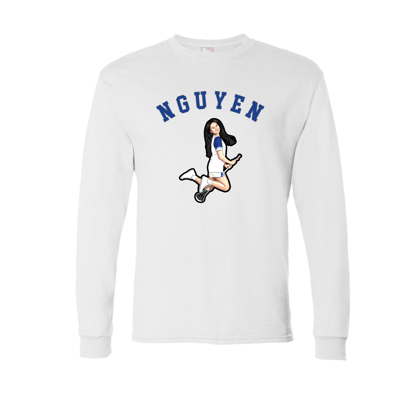 Long Sleeve Tee — Shirsey Arch in White