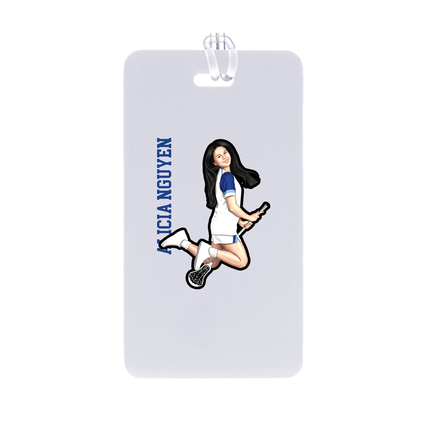 Bag Tag — Name Vertical in Classic