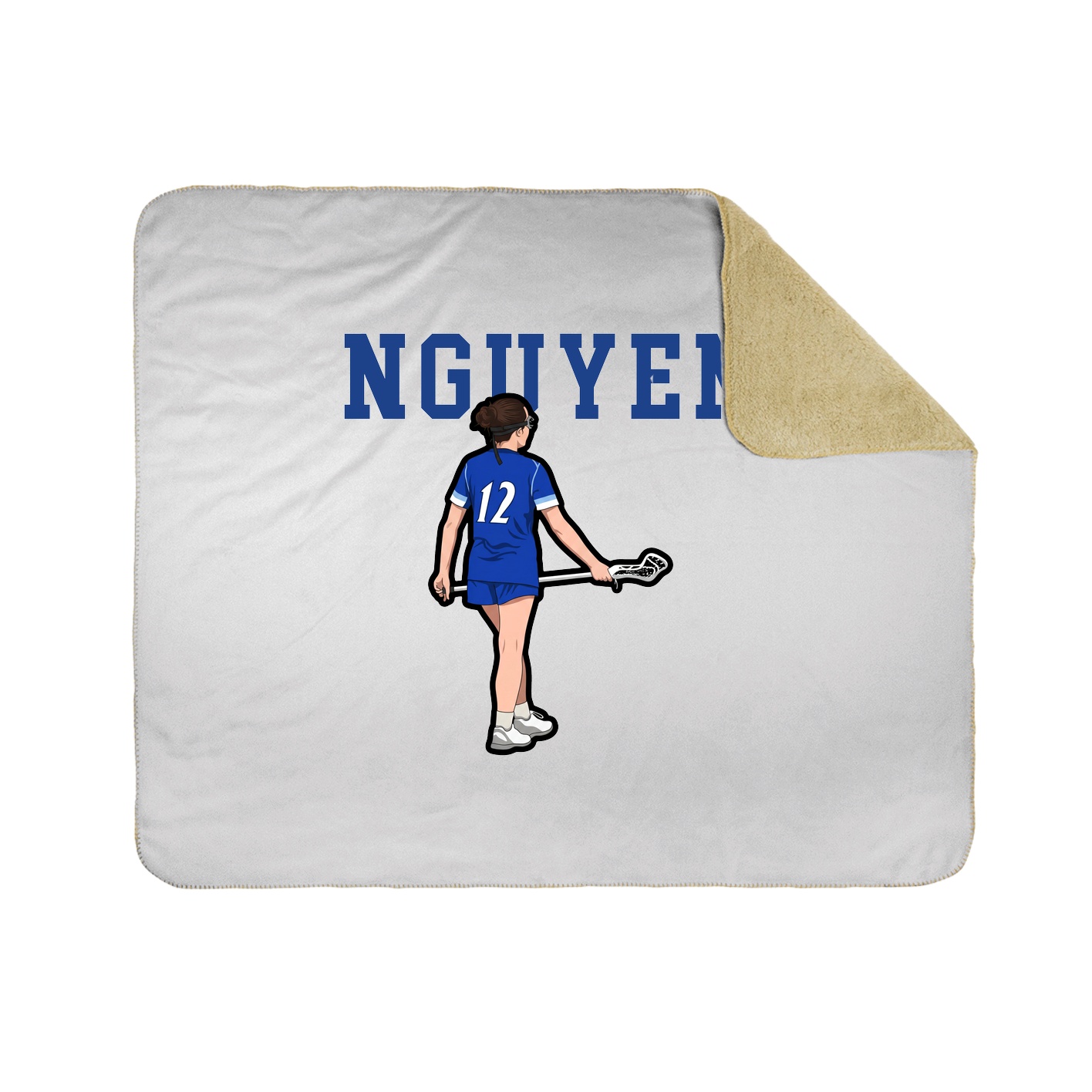 Throw Blanket — Shirsey in White