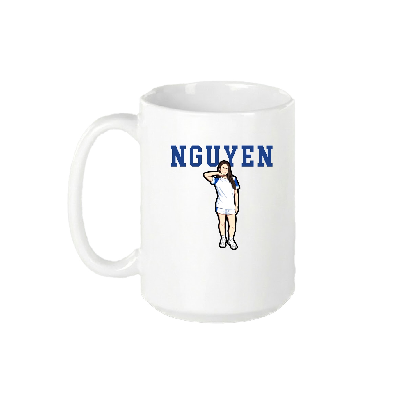15oz Coffee Mug — Shirsey in White