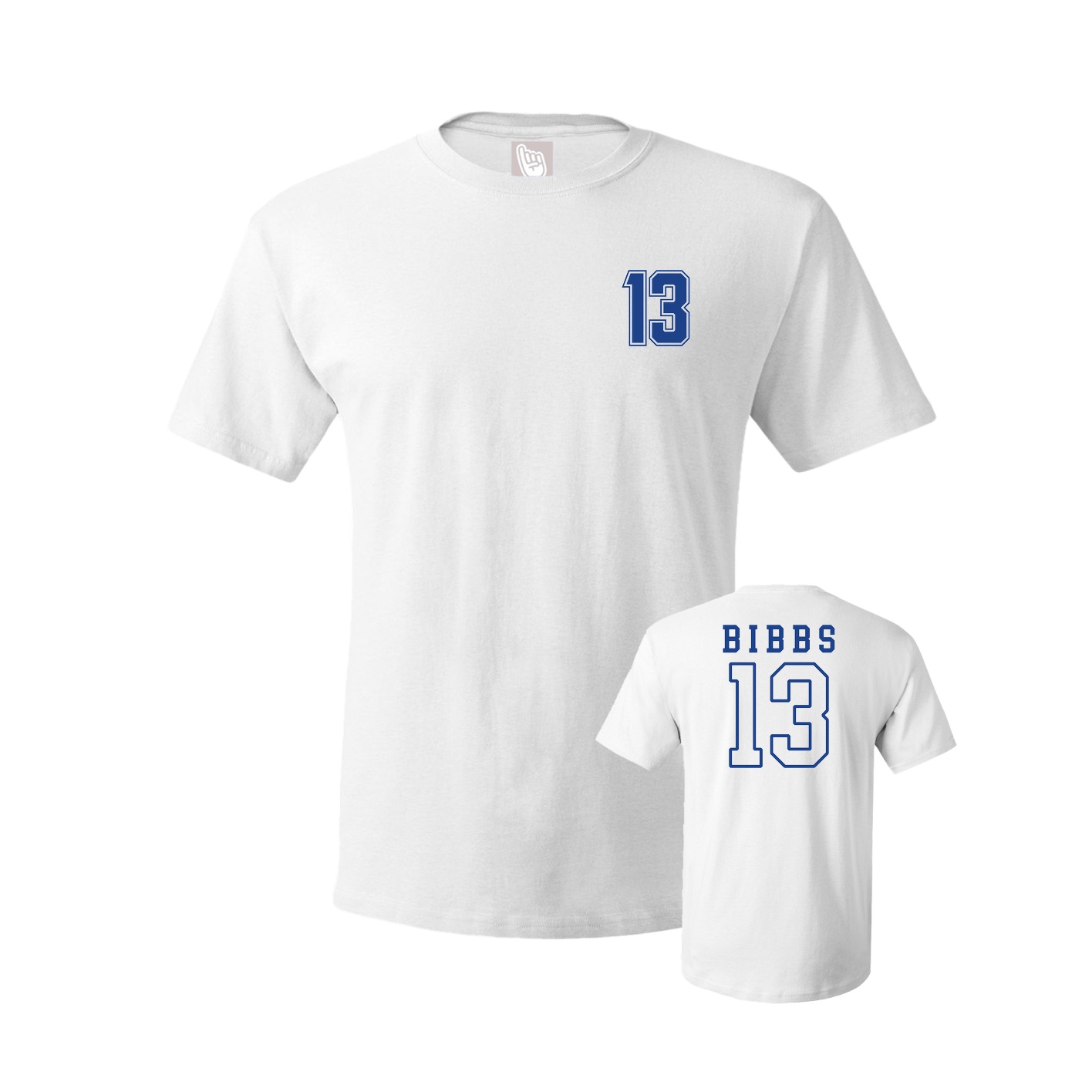 Youth Tee — Chest Back in White