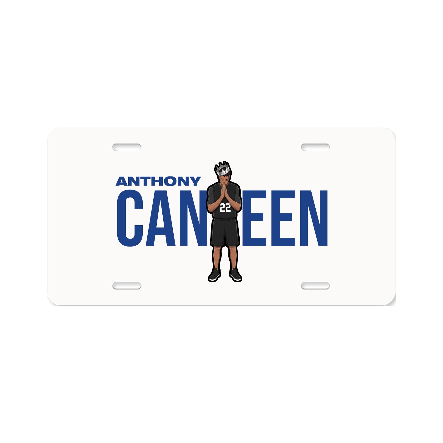 License Plate — Player Name in Classic