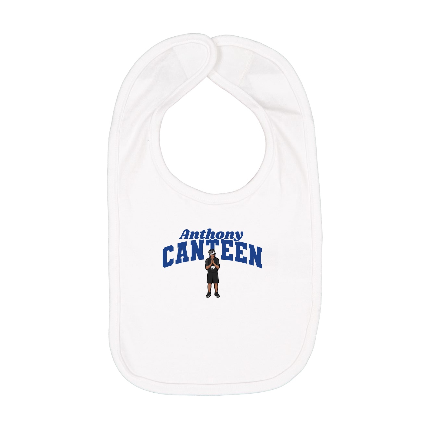 Infant Bib — Signature Arch in White