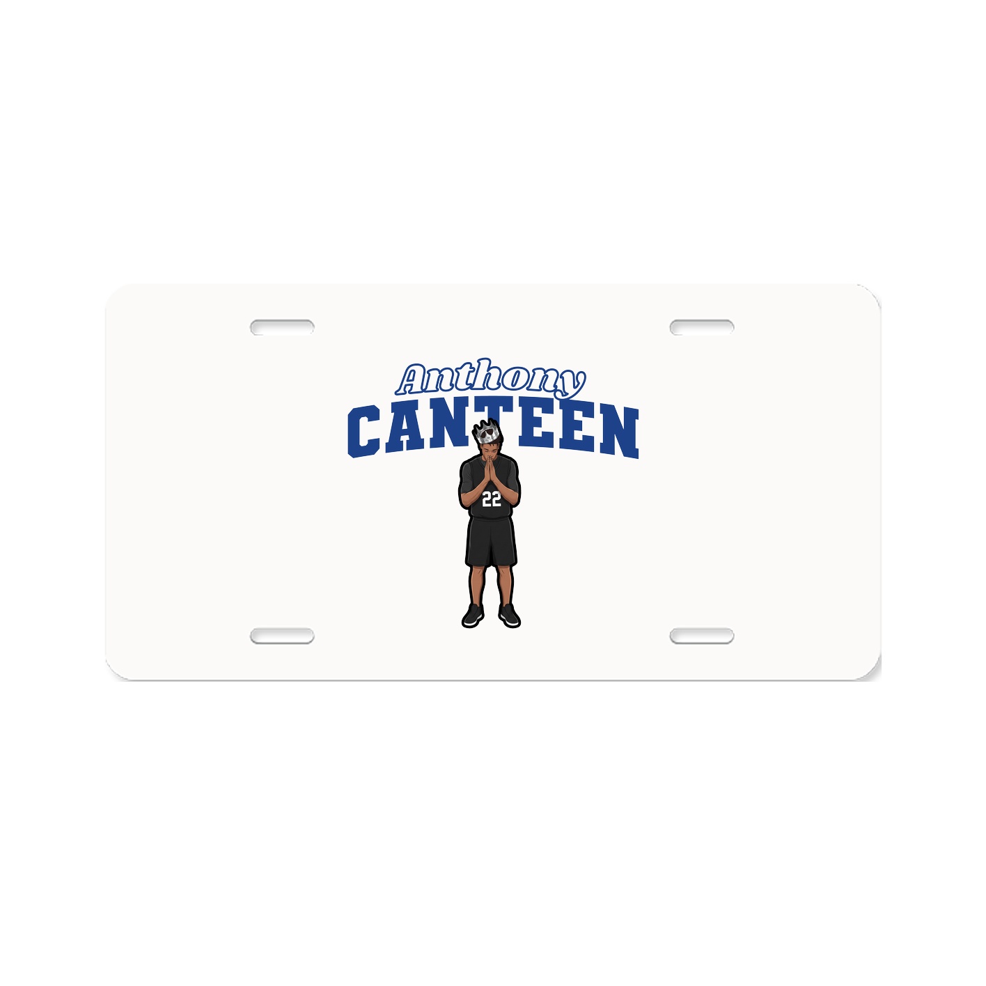 License Plate — Name Arch in Classic