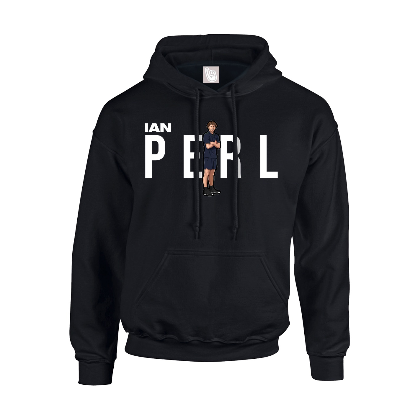 Youth Hoodie — Player Name in Black