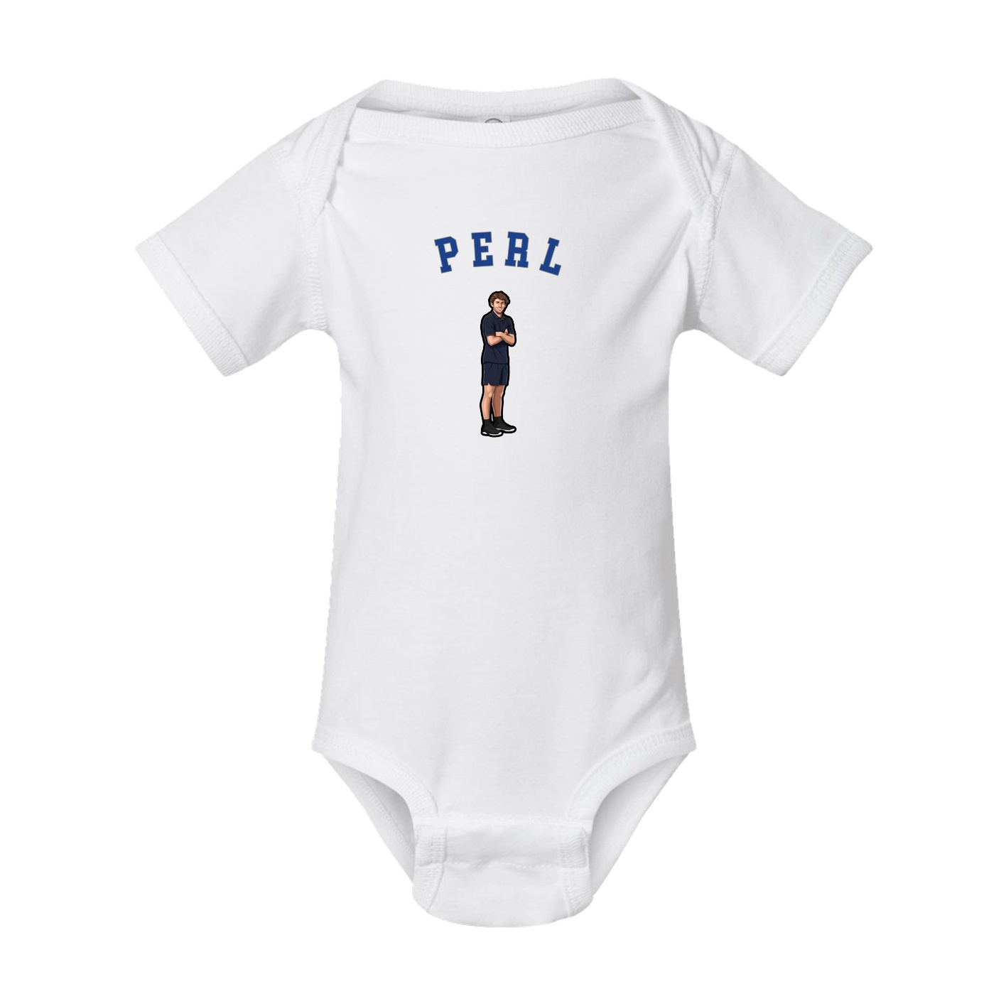 Baby Onesie — Shirsey Arch in White