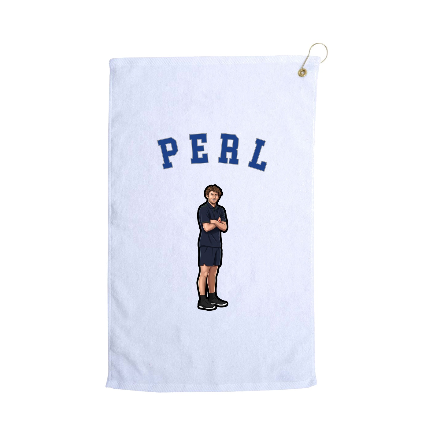 Golf Towel — Shirsey Arch in White