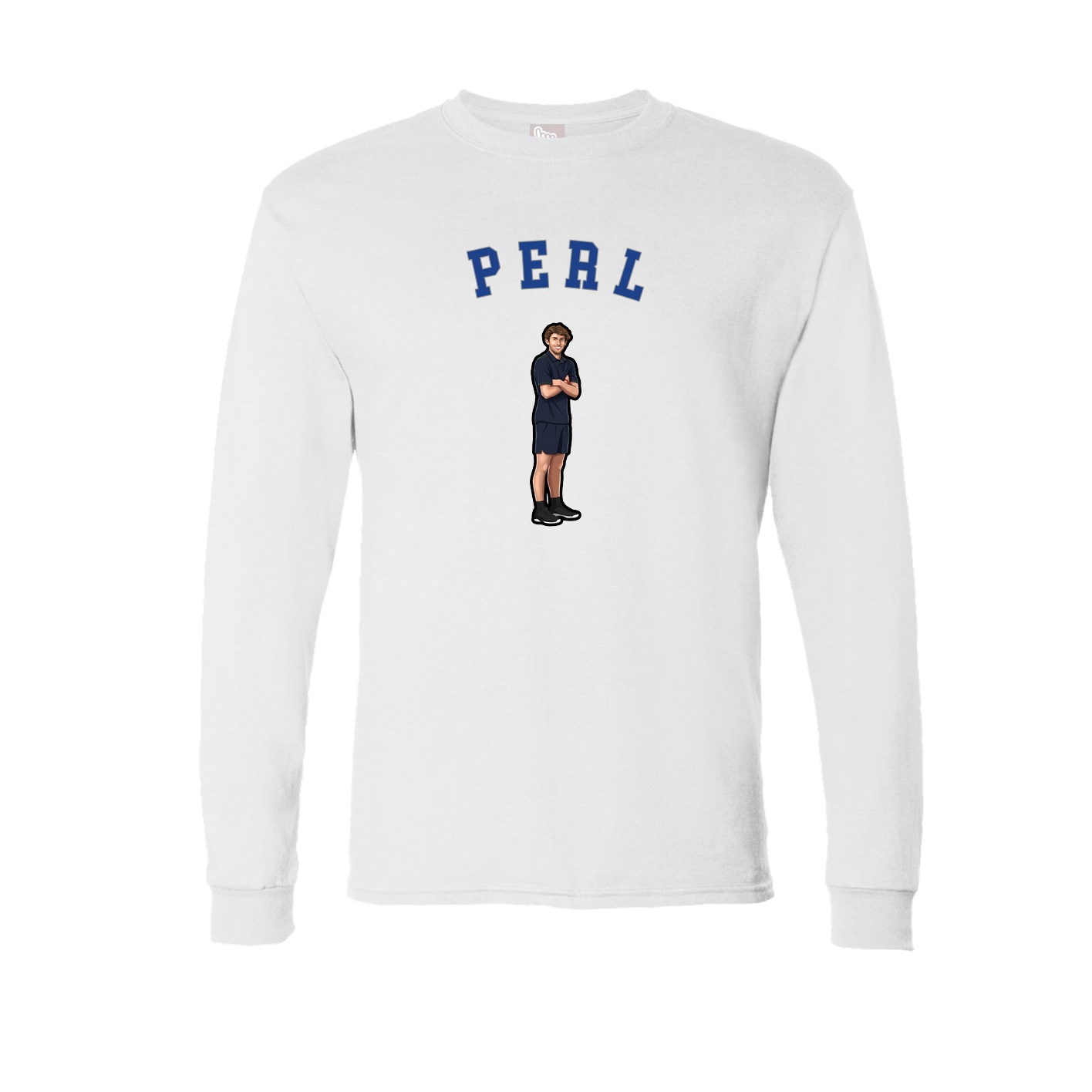 Long Sleeve Tee — Shirsey Arch in White