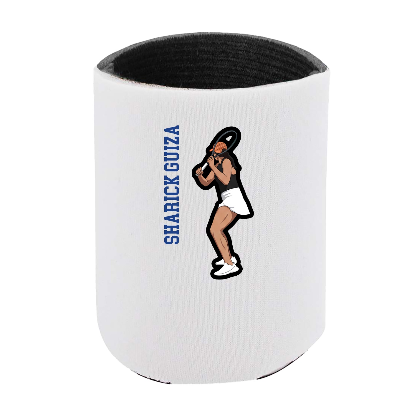 Can Holder — Name Vertical in White