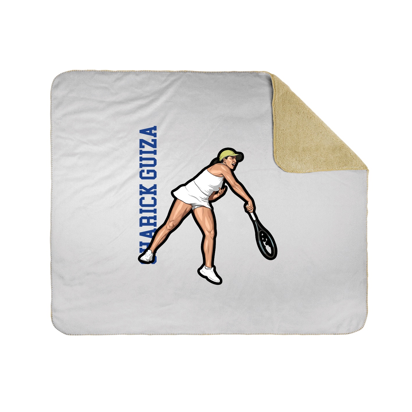 50x60 Sherpa Lined Throw Blanket