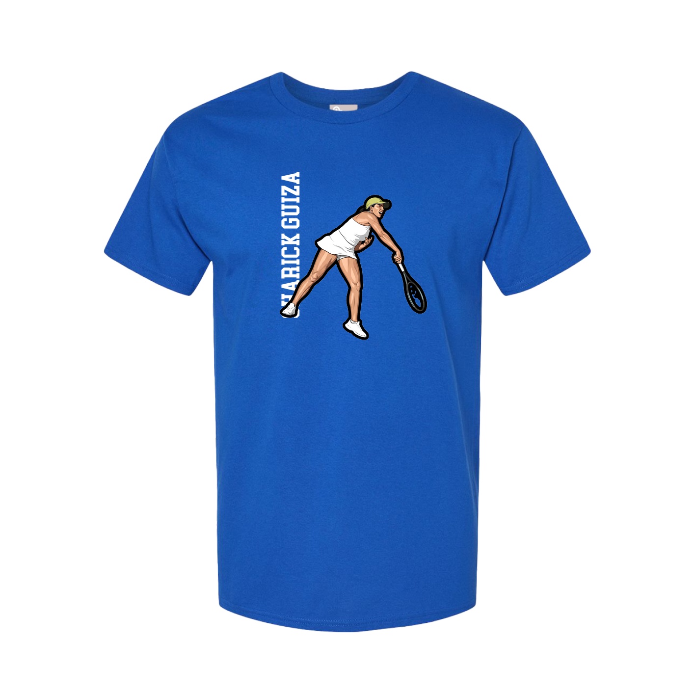 Tee — Name Vertical in Royal