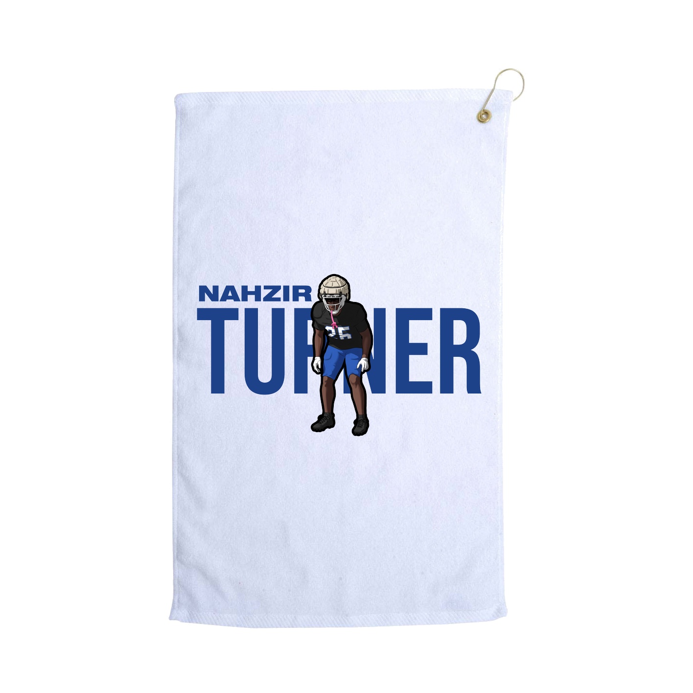 Golf Towel — Player Name in White