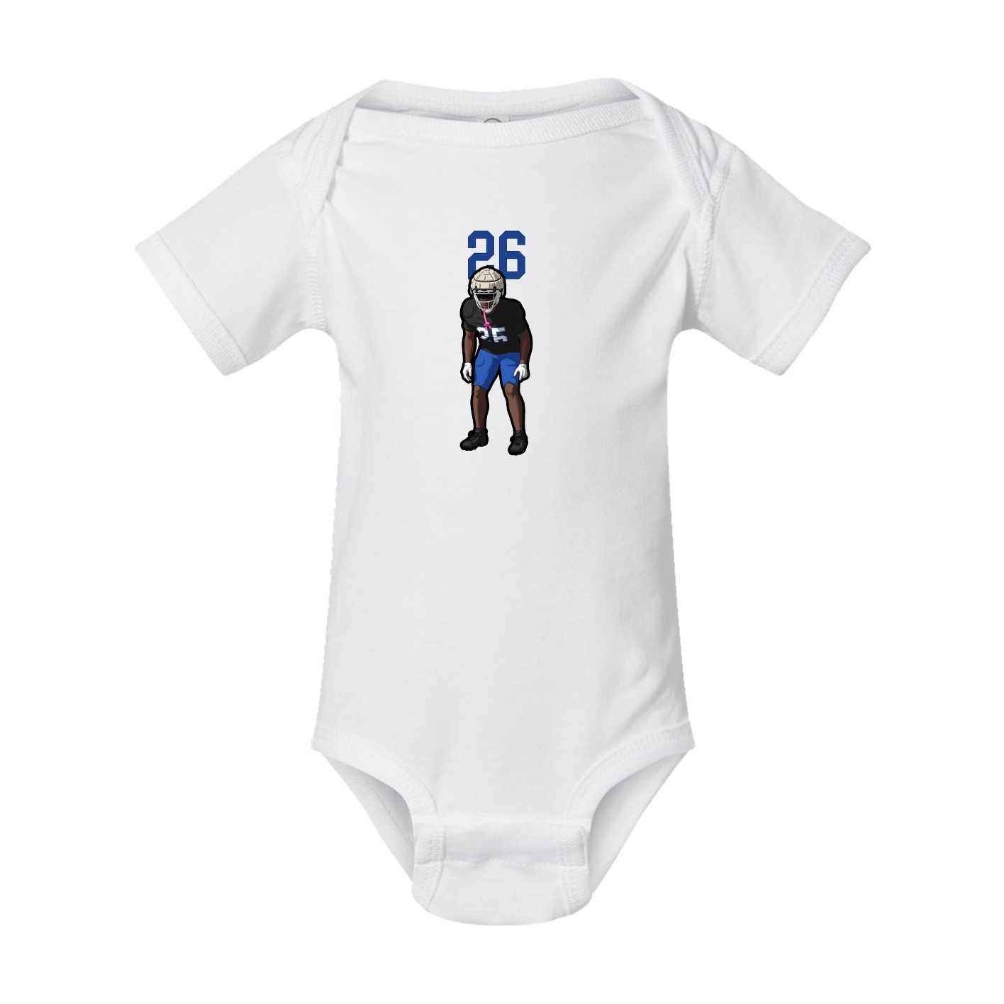 Baby Onesie — Number Top in White