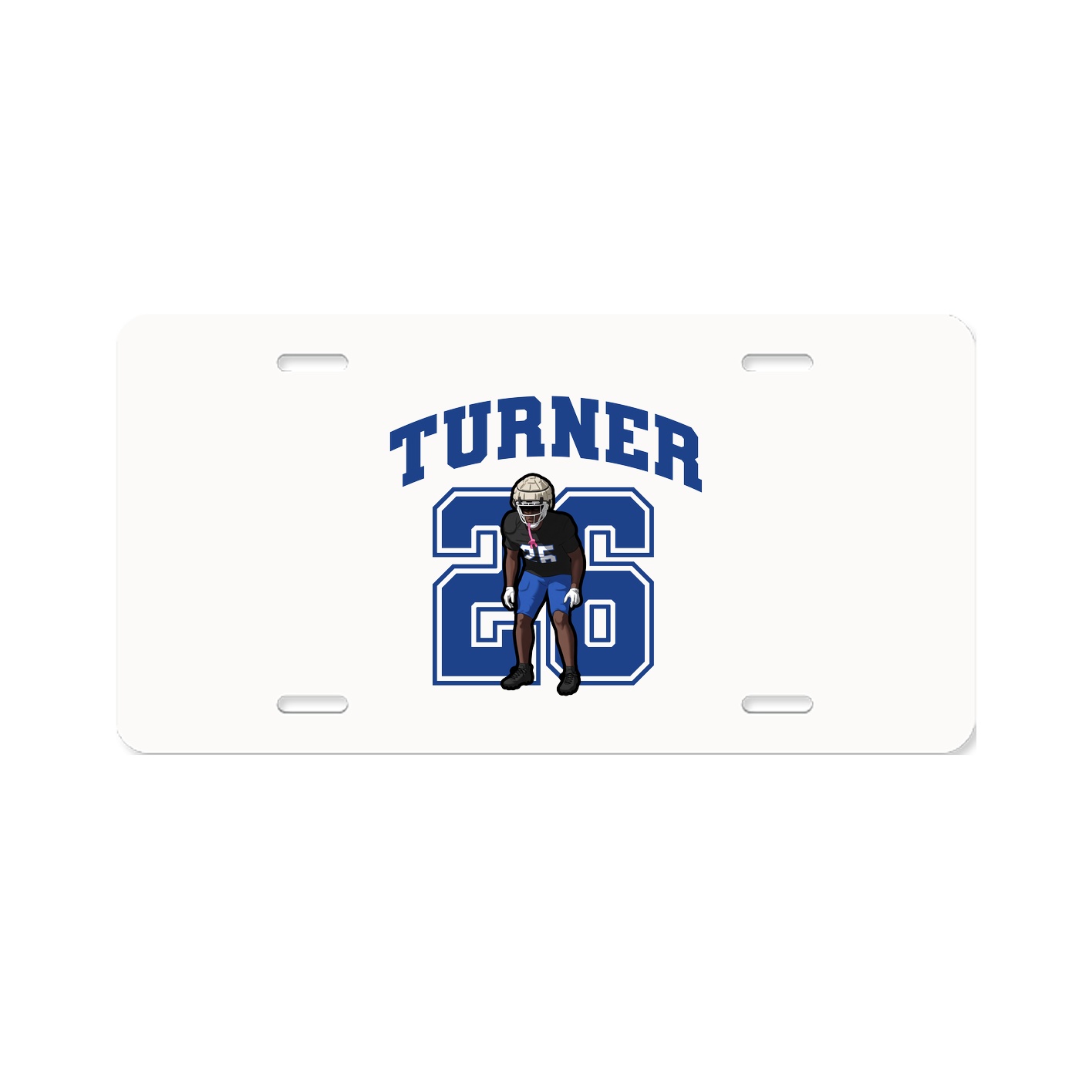 License Plate — Number in Classic