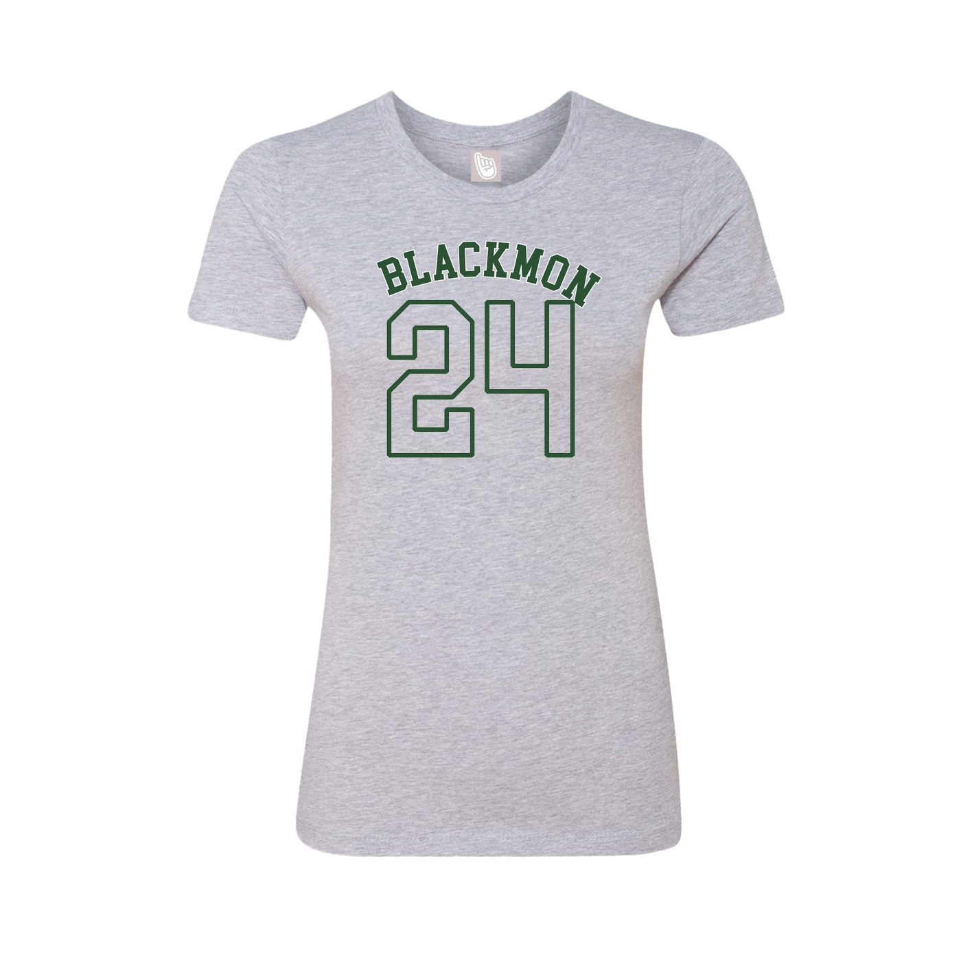 Fitted Women's Tee — Shirsey Arch in Grey