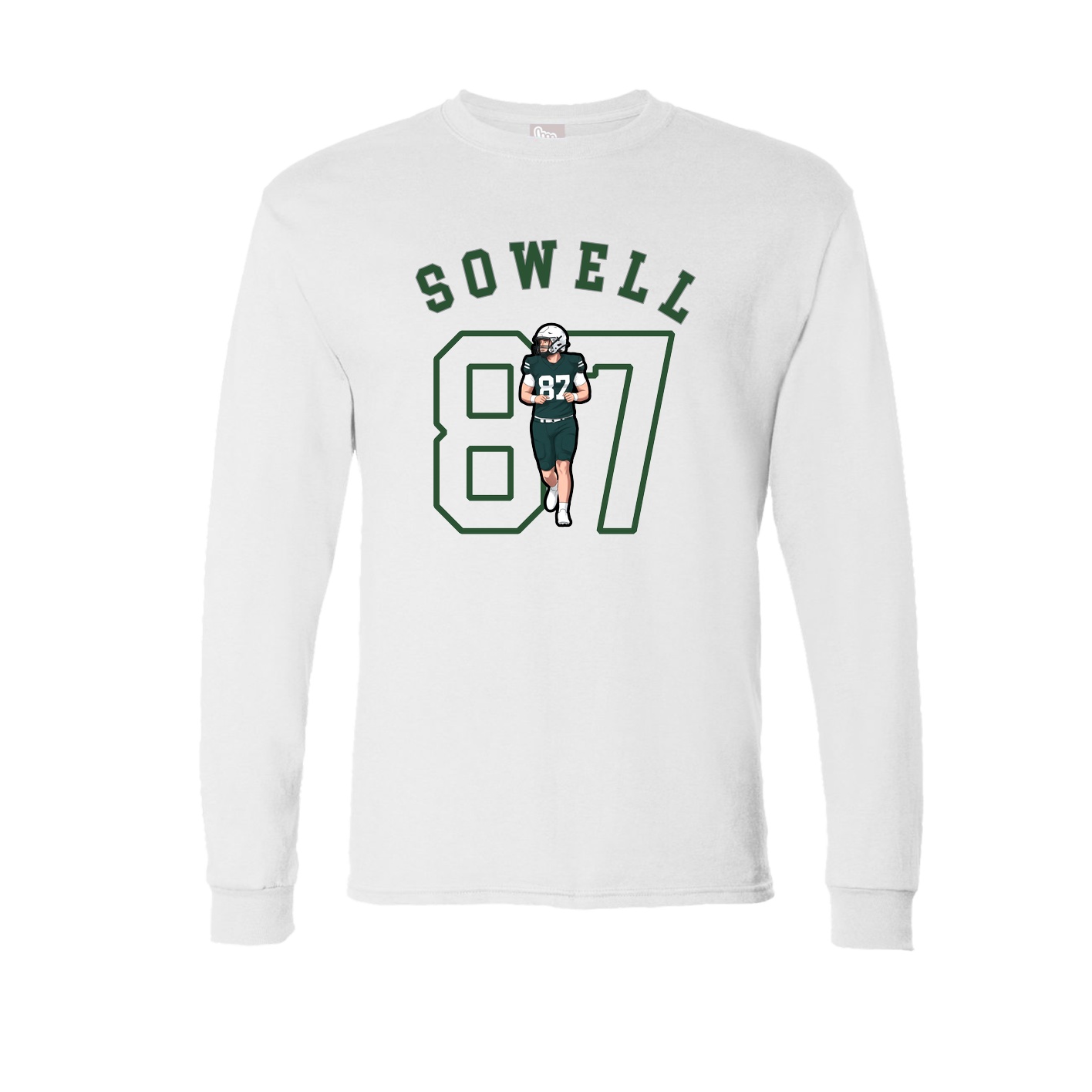 Long Sleeve Tee — Shirsey Arch in White