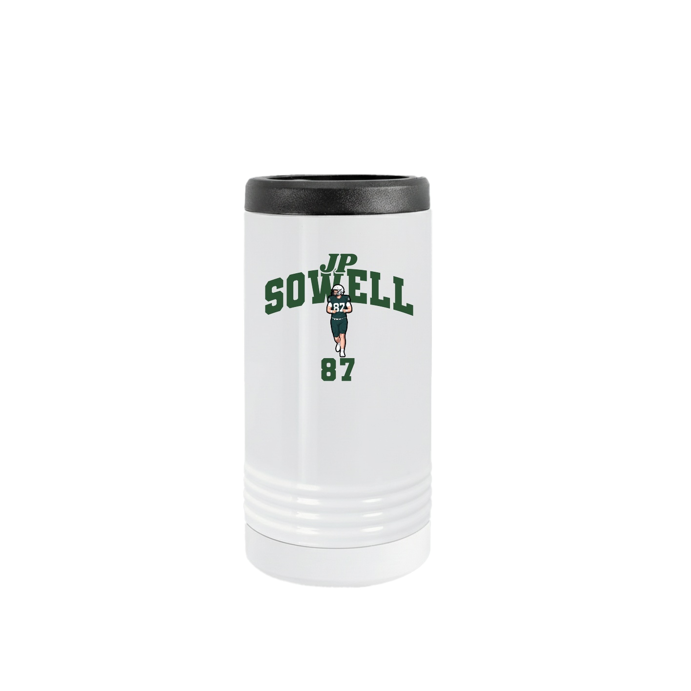 Slim Beverage Holder — Signature Arch in White