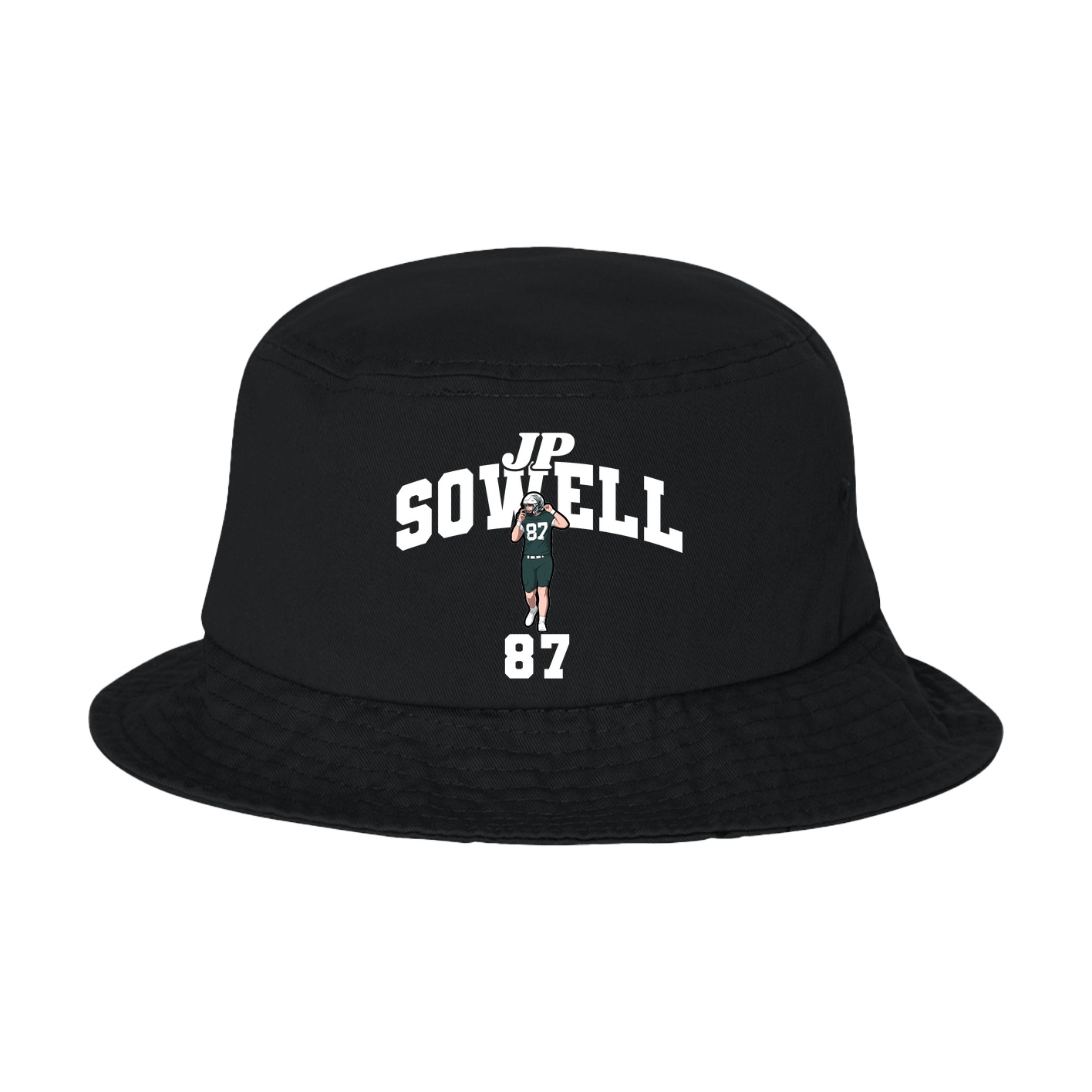 Bucket Cap — Signature Arch in Black