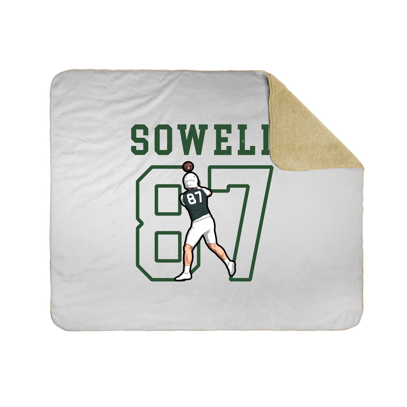 Throw Blanket — Shirsey in White