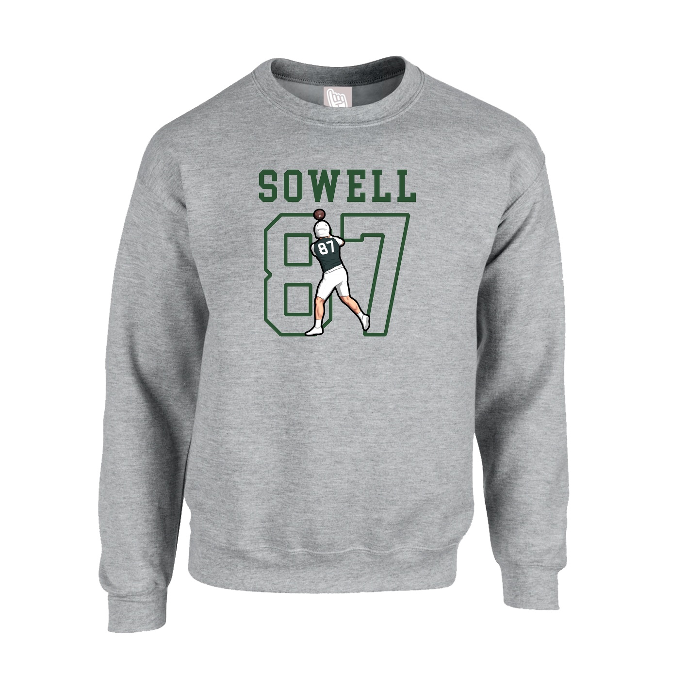 Fleece Crew — Shirsey in Grey