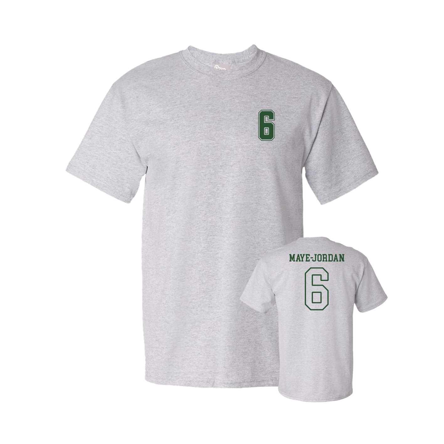 Youth Tee — Chest Back in Grey