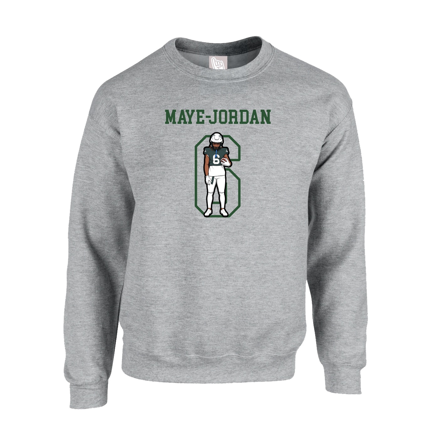 Fleece Crew — Shirsey in Grey