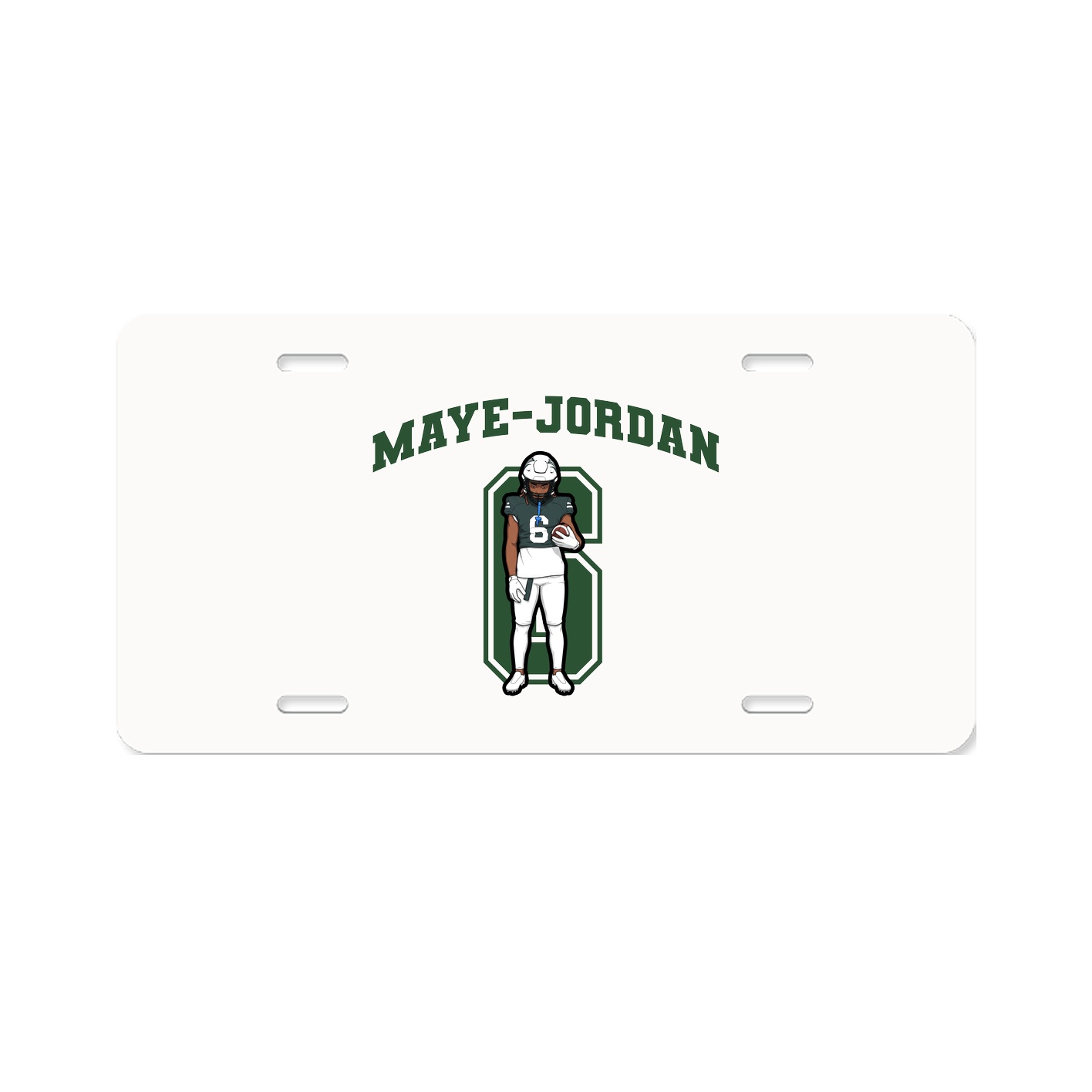 License Plate — Number in Classic